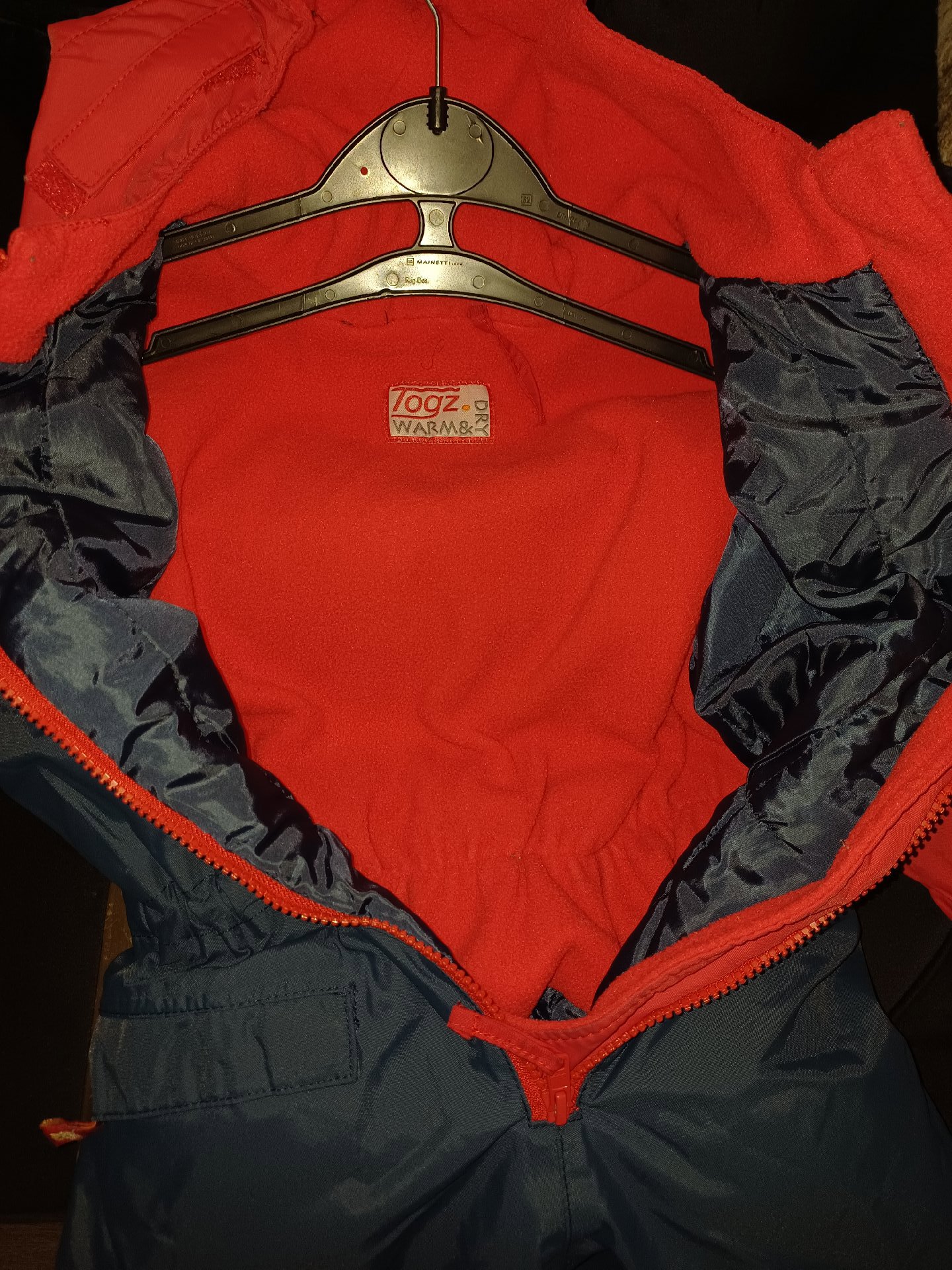Togz Navy and Red Kids' Waterproof Ski Suit, Togz, 2 years, Excellent condition — preloved on SilentSale®