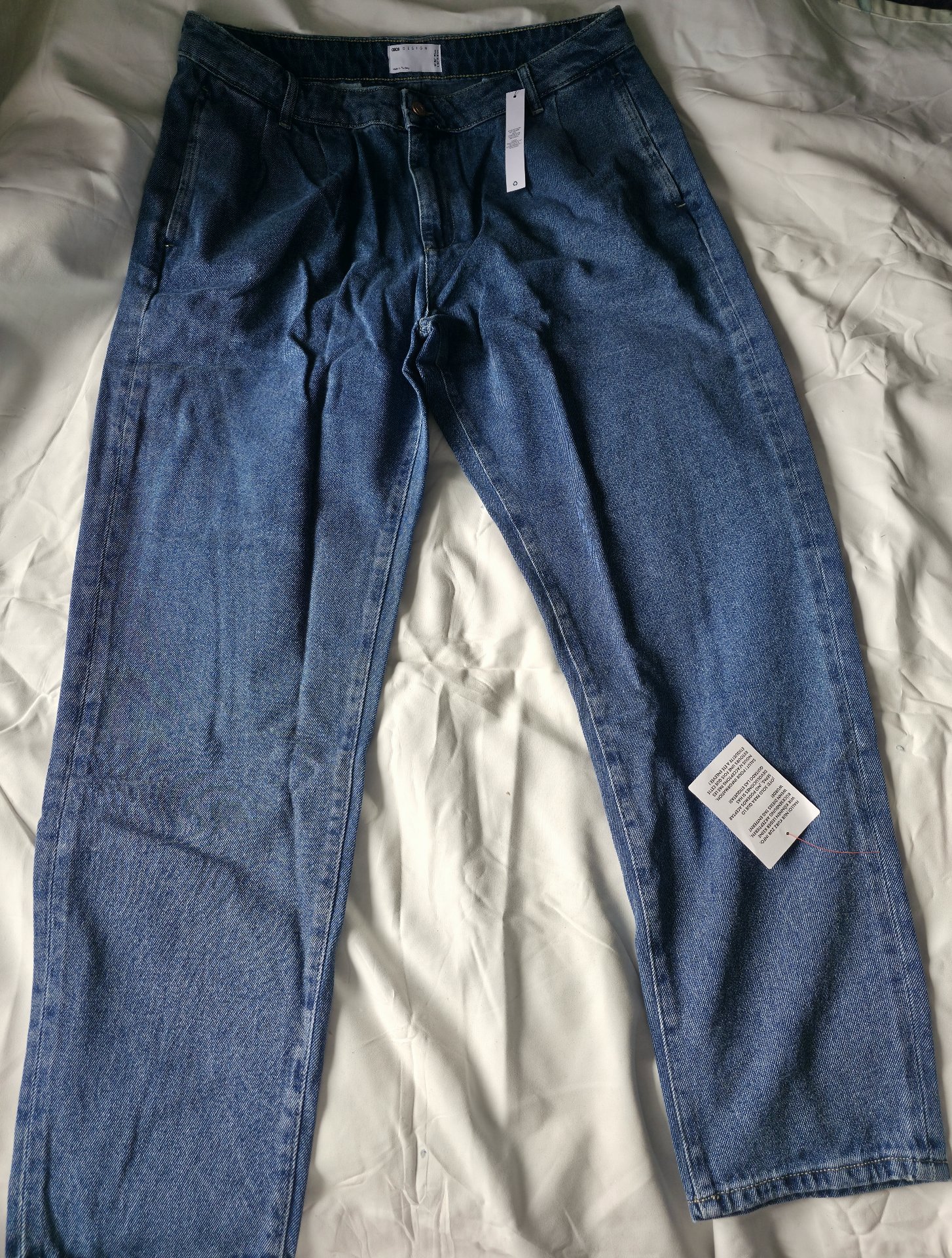  Waist 36" double Pleat Jean asos design , ASOS Design, W36 L32, New condition — preloved on SilentSale®