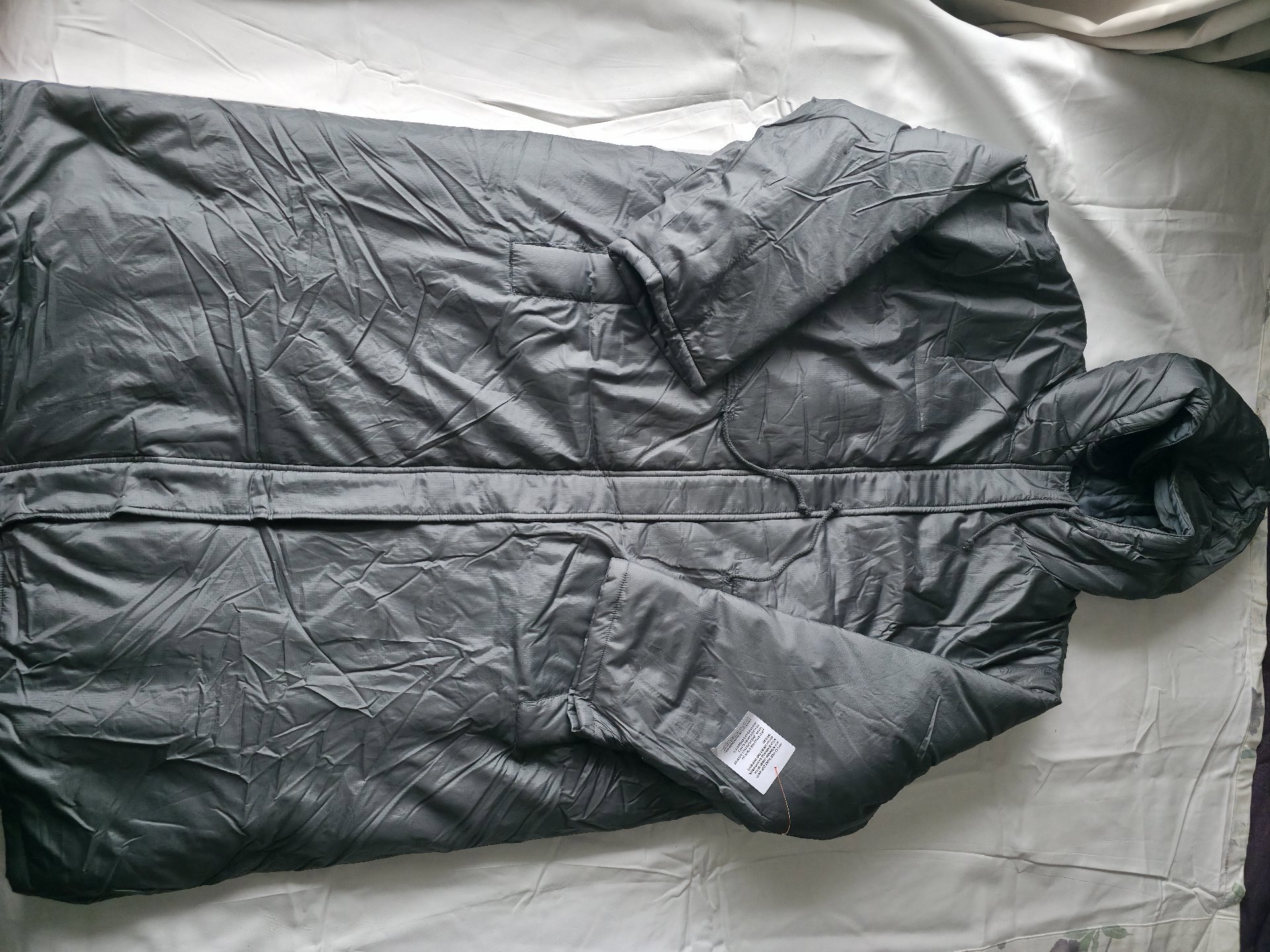 Black Long Padded Coat with Hood, ASOS Design, 20, New condition — preloved on SilentSale®