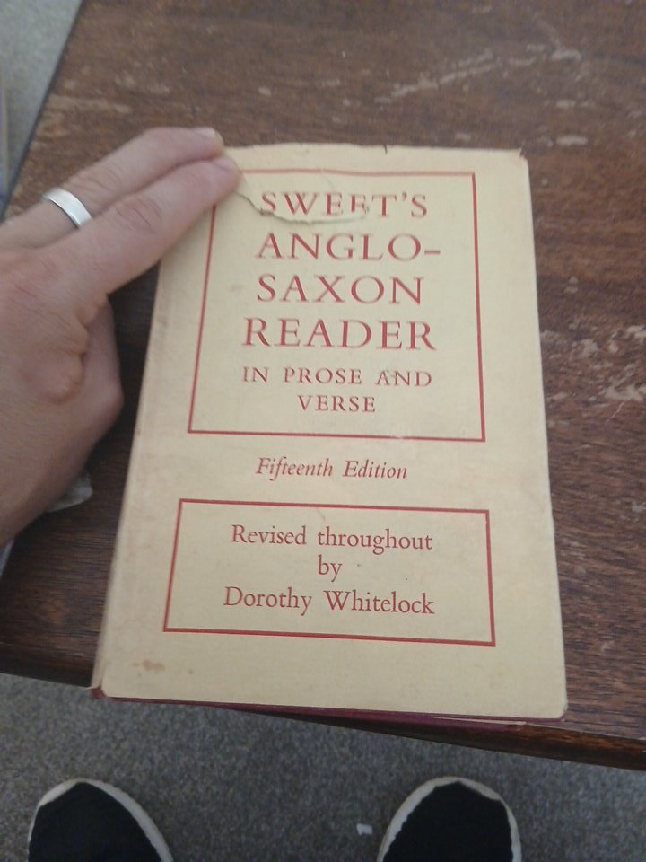 Sweet's Anglo-Saxon Reader Book Fifteenth Edition, Oxford University Press, small, Fair condition — preloved on SilentSale®