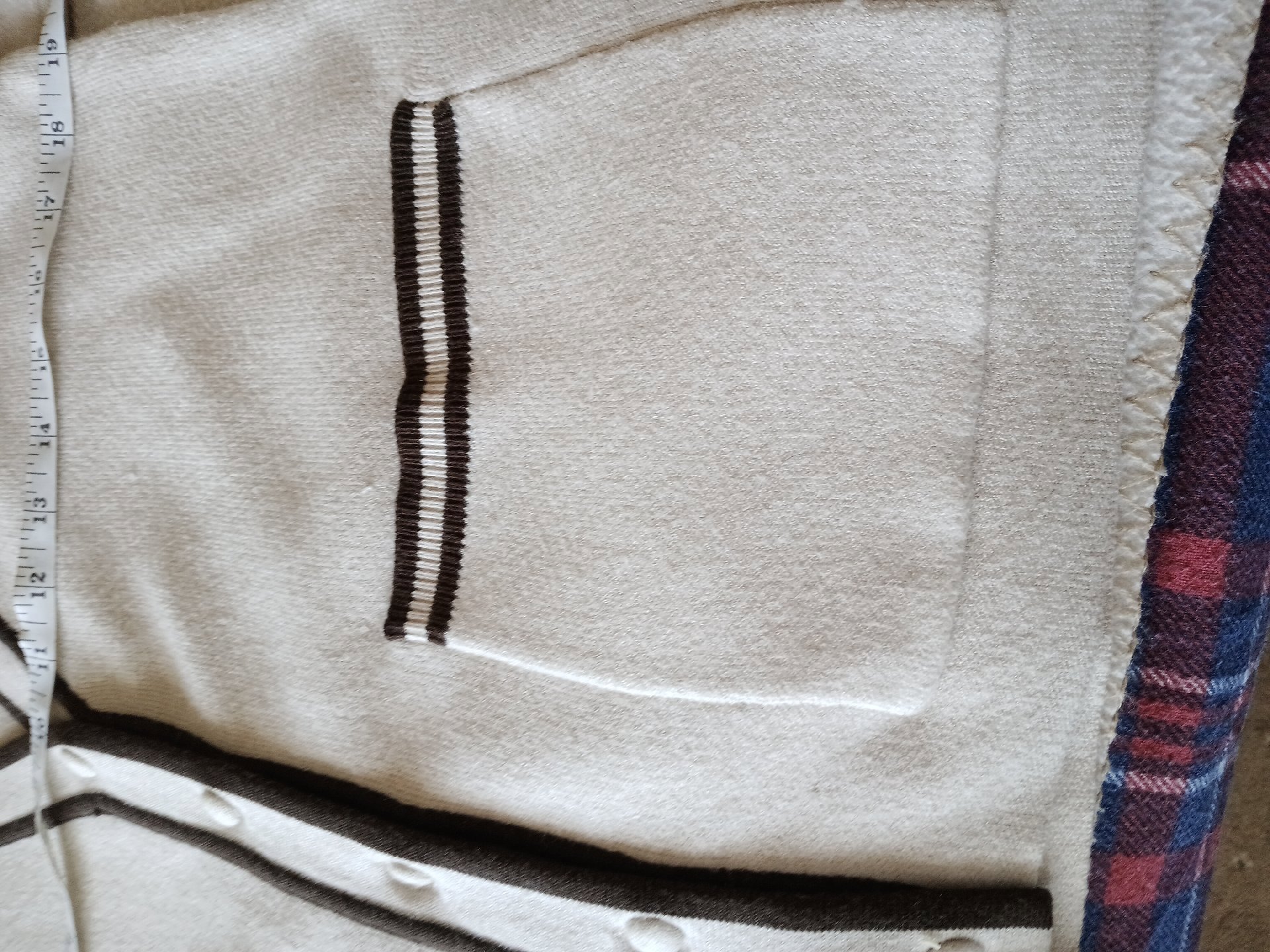 Threadbare Cream Cardigan with Brown Trim – XS UK 8, Threadbare, XS UK 8, Excellent condition — preloved on SilentSale®