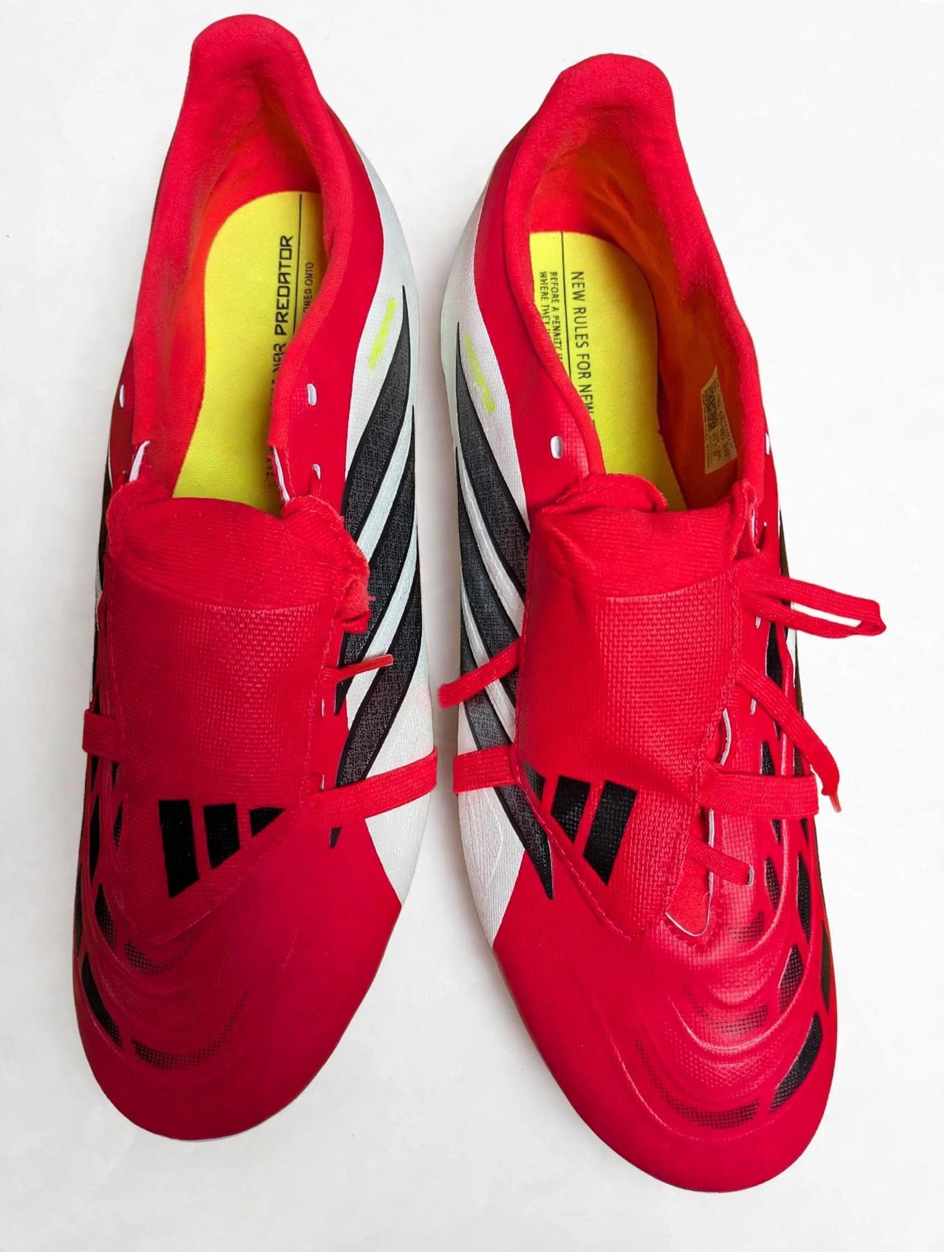 Adidas Predator Red White Football Boots, Adidas, 12, New condition — preloved on SilentSale®