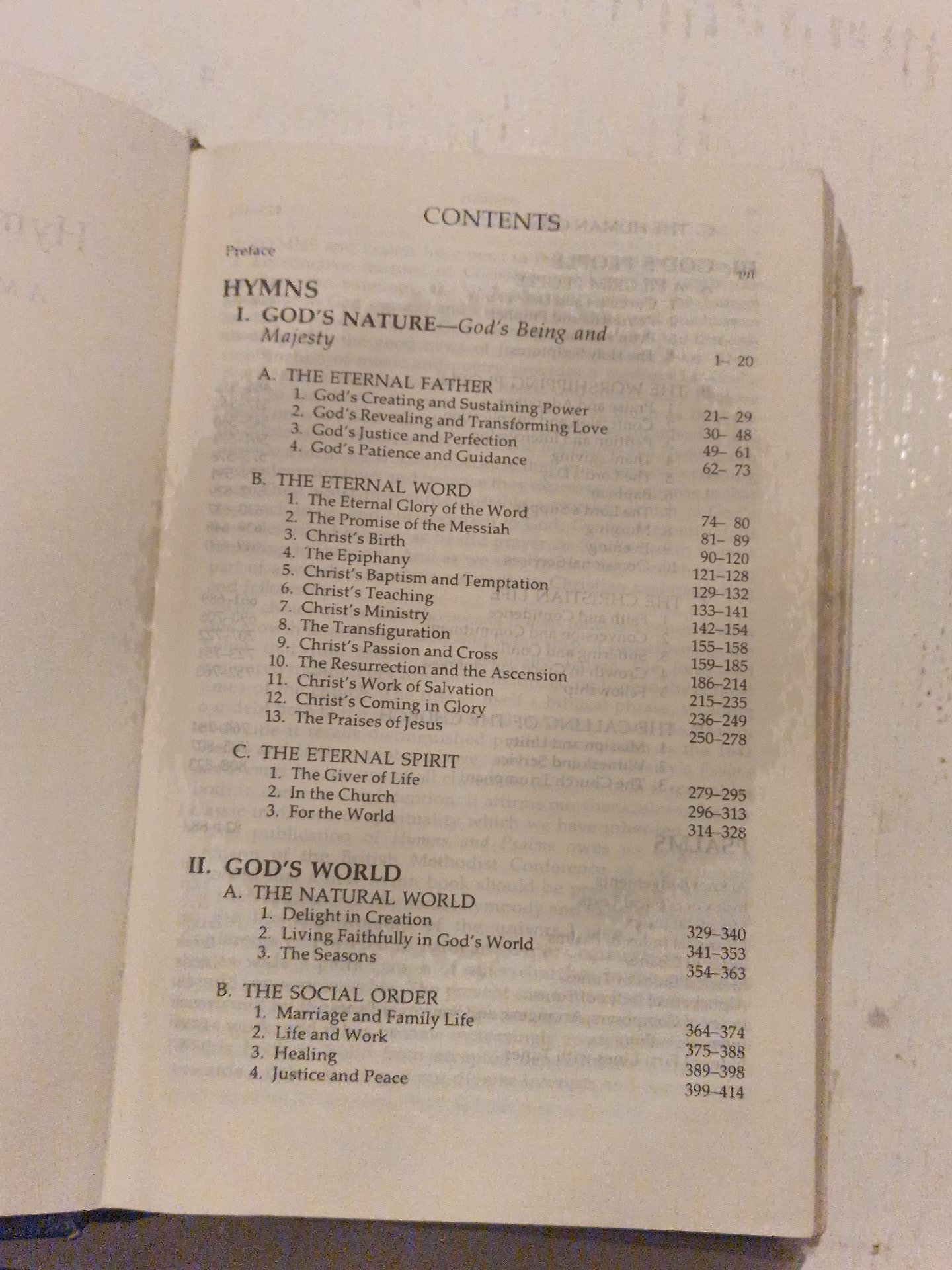 Hymn book titled 'Hymns and Psalms: A Methodist and Ecumenical Hymn Book' published by Methodist Publishing House, London, Unbranded, One Size, Excellent condition — preloved on SilentSale®