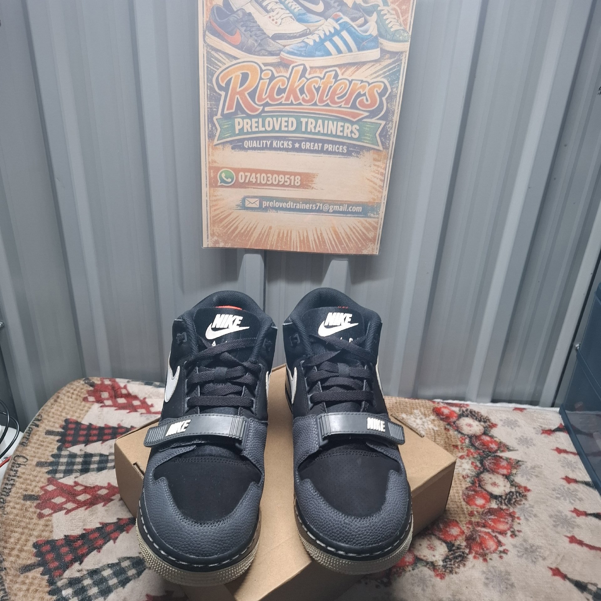 Nike Air Trainer Black/Grey Trainers, Nike, 9, Good condition — preloved on SilentSale®