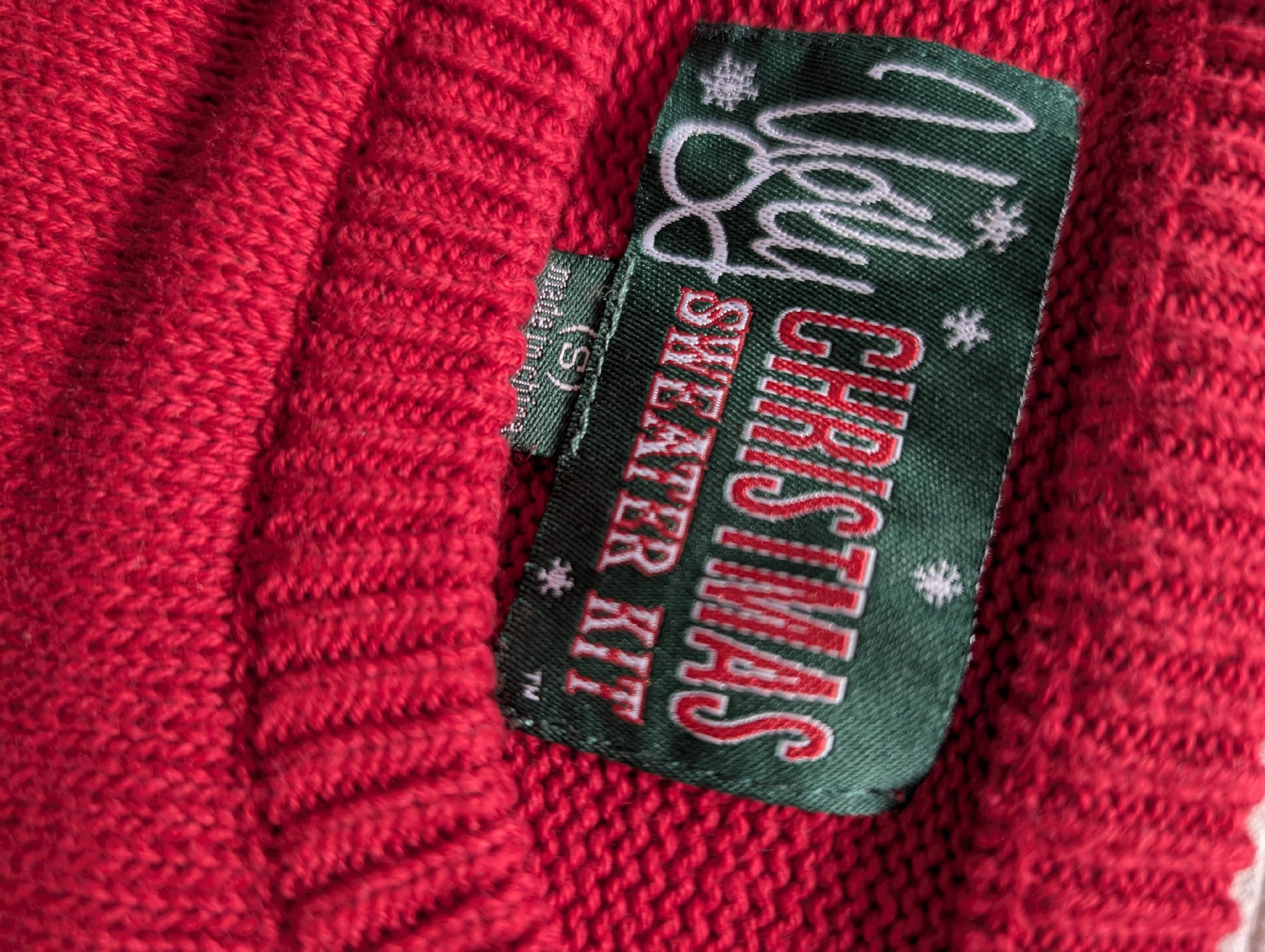 Ugly Christmas Sweater Kit Red Jumper – Size S, Ugly Christmas Sweater Kit, S, Excellent condition — preloved on SilentSale®