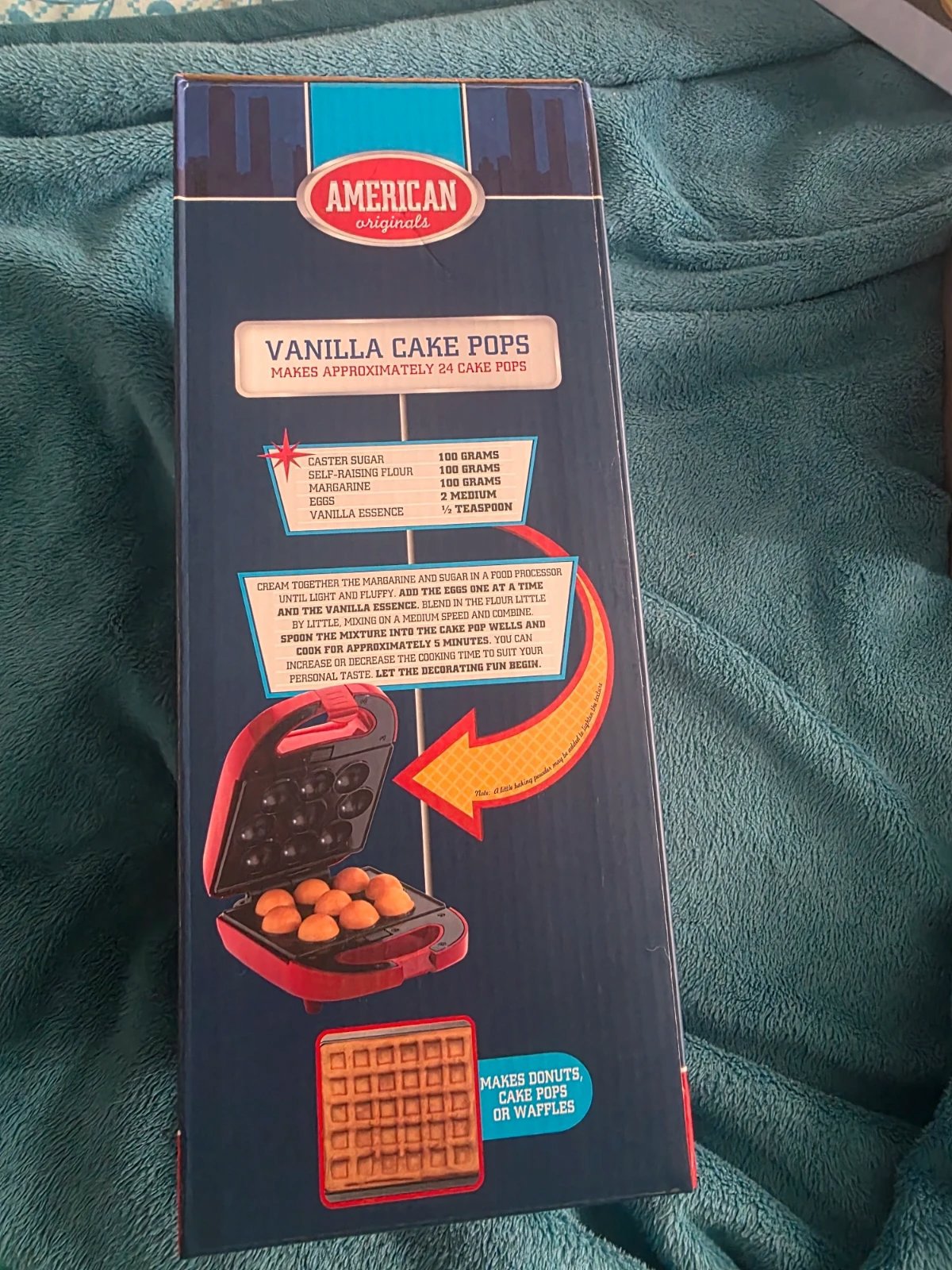 American originals. 3 in 1 treat maker. Donuts. Cake pops. Waffles., American originals, One Size, New condition — preloved on SilentSale®