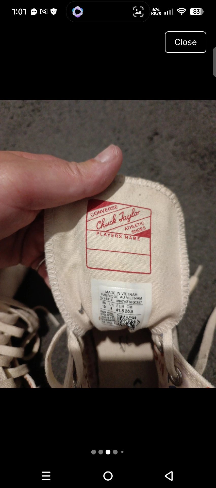 Converse Chuck Taylor All Star Zodiac Print High Top Trainers, Converse, 8, Good condition — preloved on SilentSale®