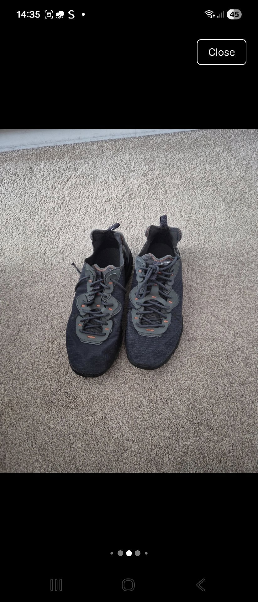 Salomon Black Trail Running Shoes, Nike, 9, Excellent condition — preloved on SilentSale®