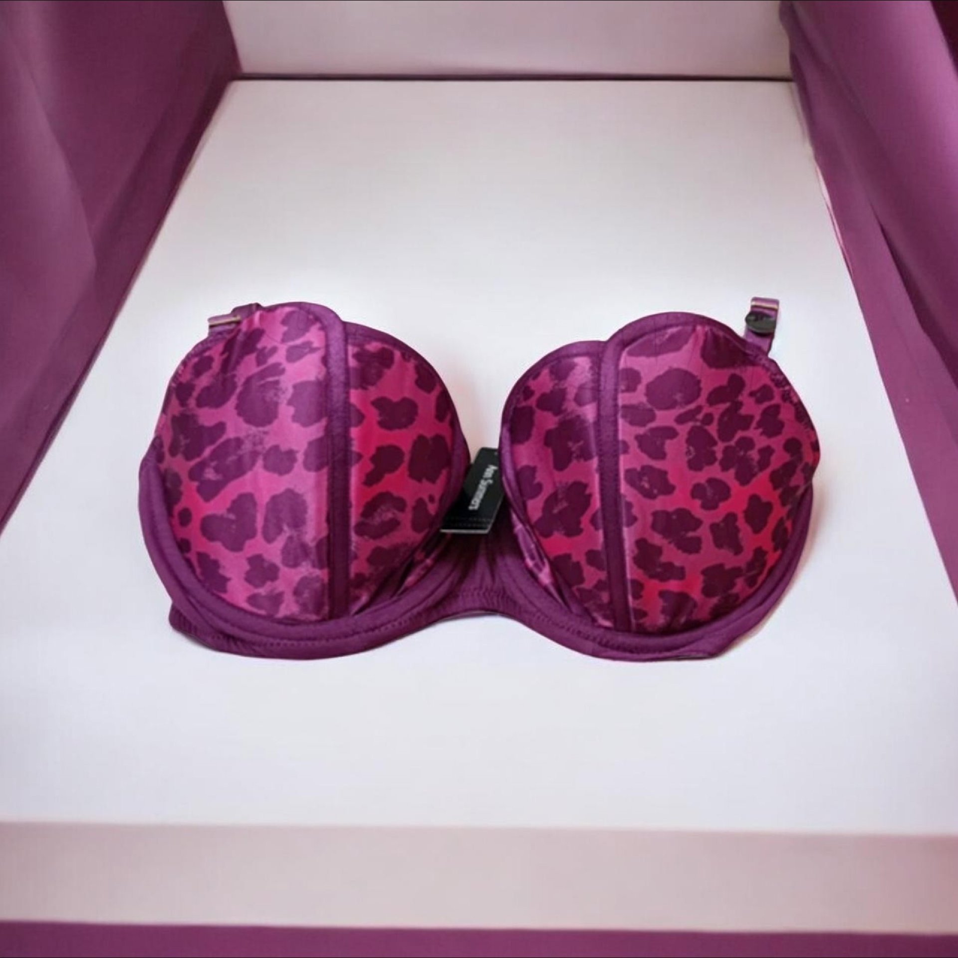 Ann Summers Purple Leopard Print Padded Bra – Size 38E, Ann Summers, 38E, New condition — preloved on SilentSale®
