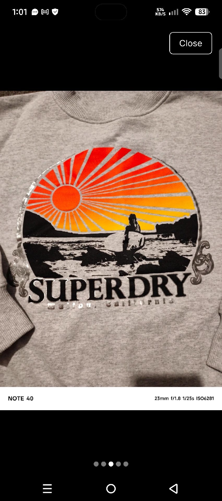 Superdry Grey Graphic Sweatshirt – UK 10, Superdry, 10, Excellent condition — preloved on SilentSale®
