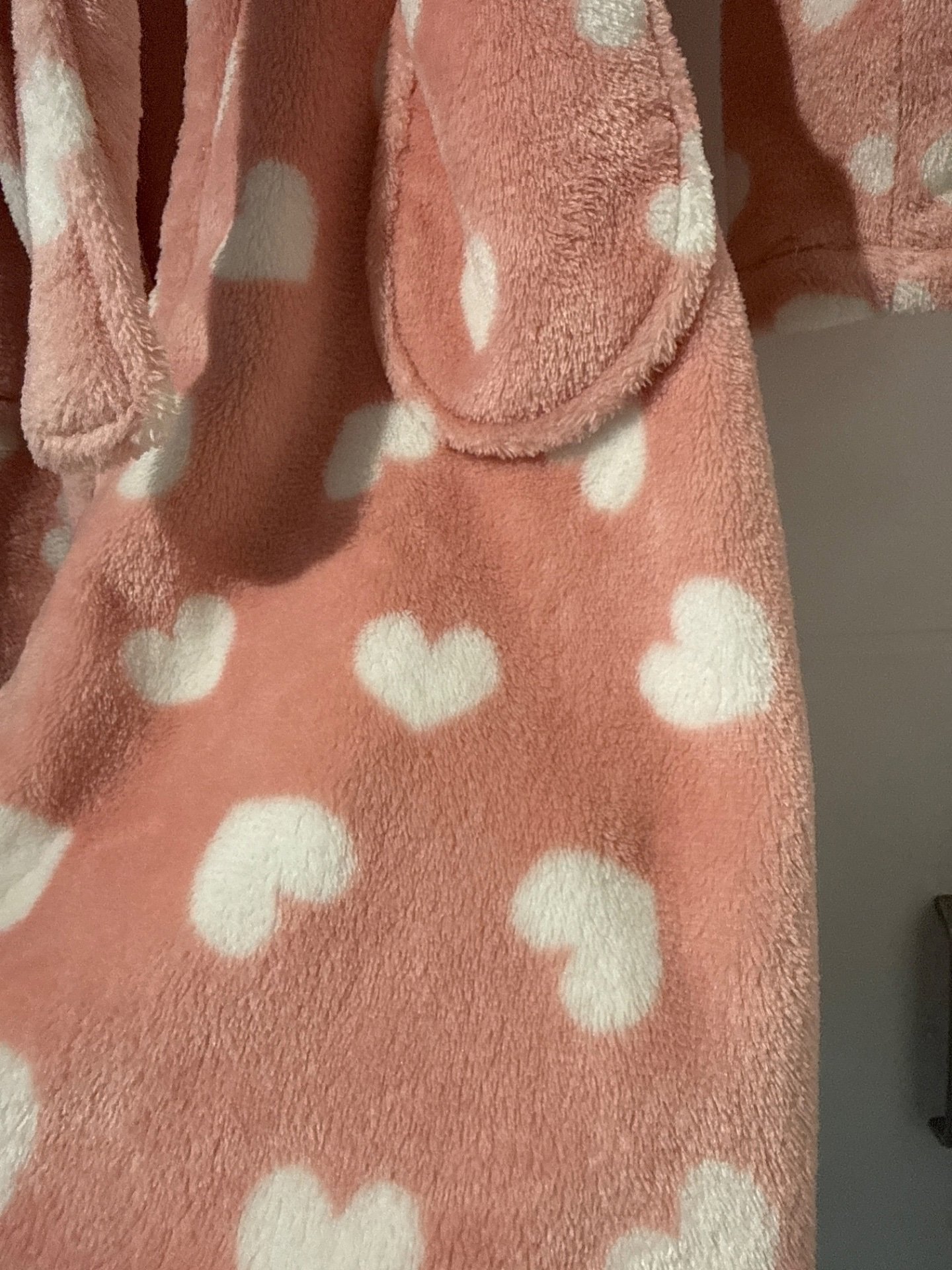 George Pink Heart Print Hooded Dressing Gown 9-10 Years, George, 9-10 years, Excellent condition — preloved on SilentSale®