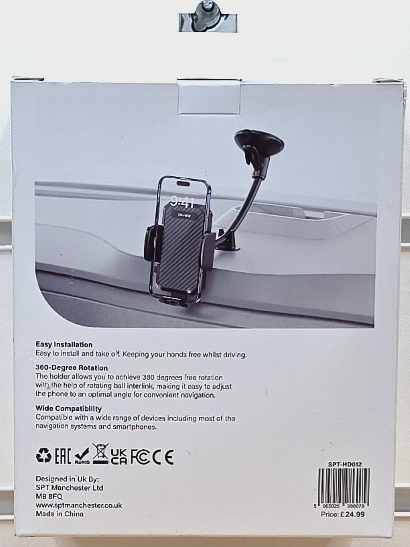 Gooseneck Magnetic Suction Cup In-Car Phone Holder, Crown, One Size, New condition — preloved on SilentSale®