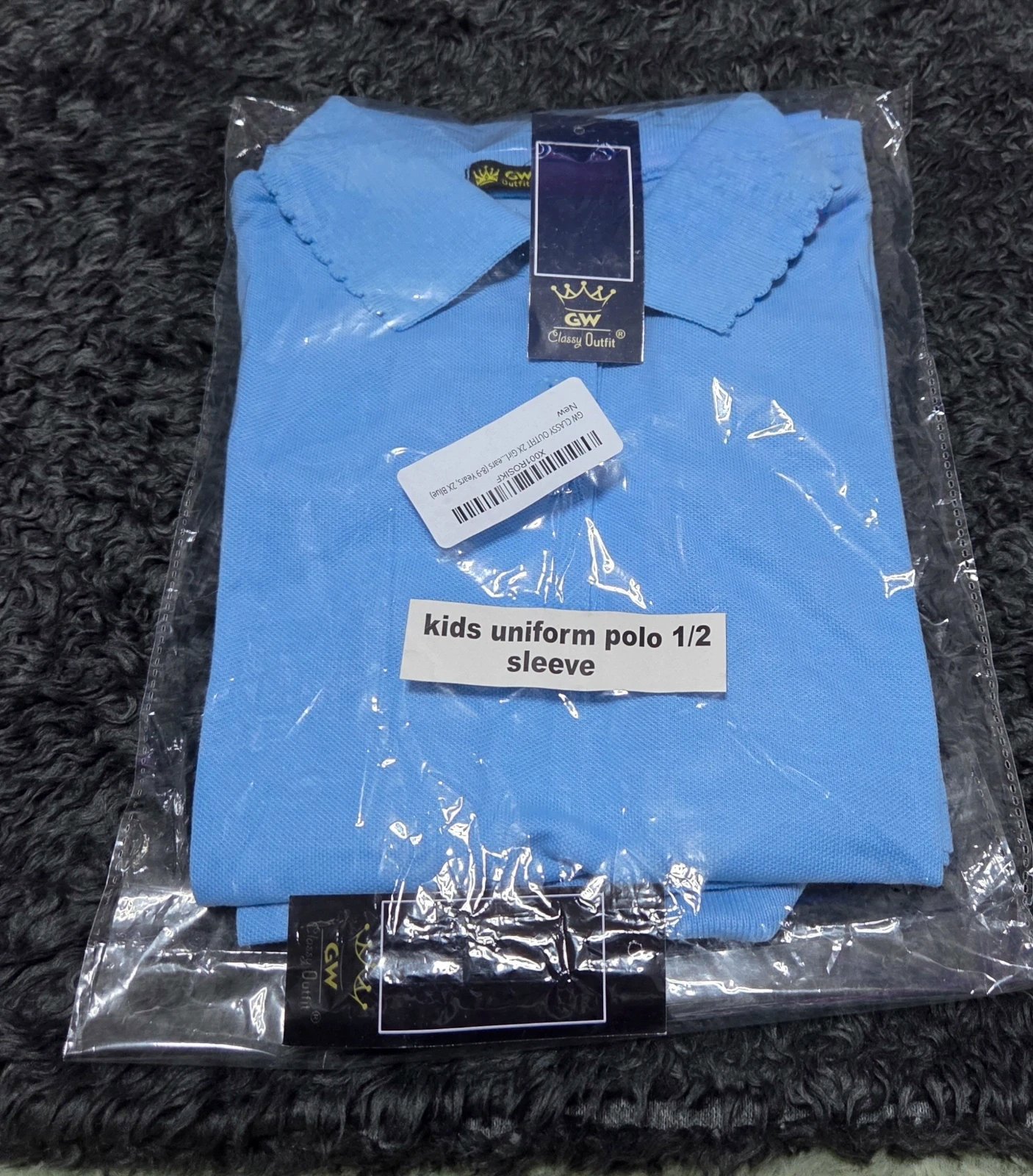 2 x Girls/Kids Short Sleeve Polo Shirt (Age 8-9), Amazon, 8 years, New condition — preloved on SilentSale®