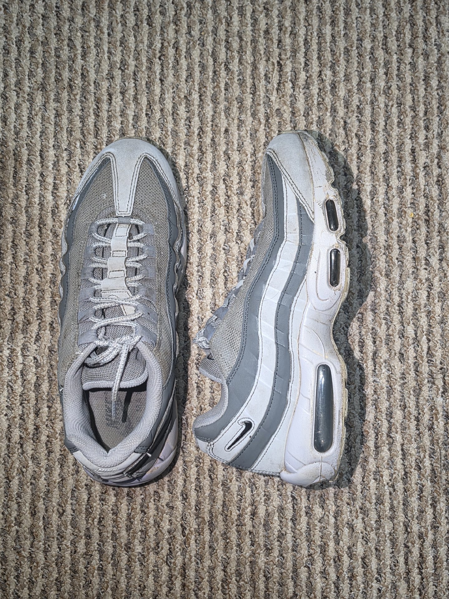 Nike Air Max 95 Essential Grey Trainers, Nike, 8, Good condition — preloved on SilentSale®