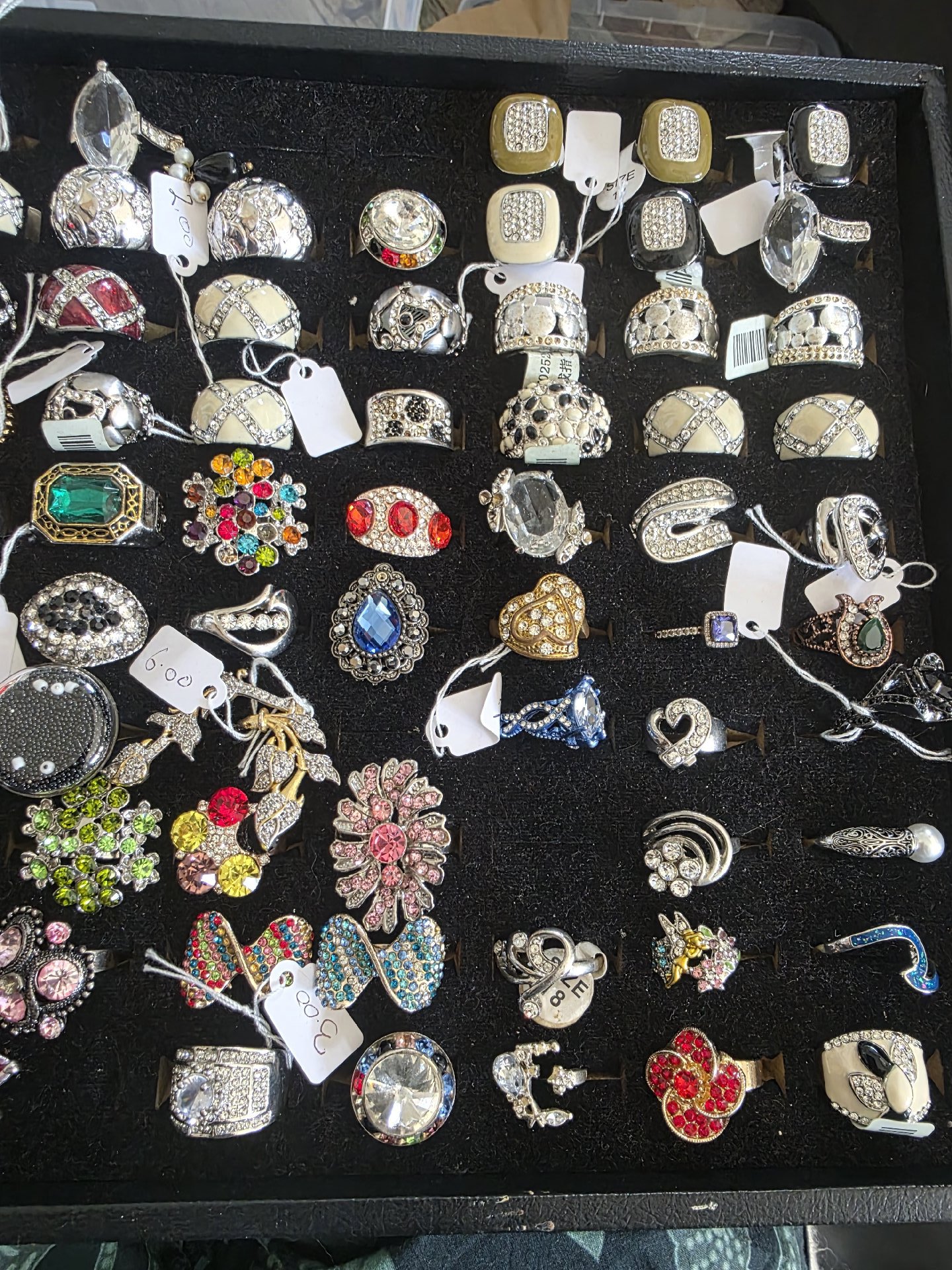 Assorted Costume Rings and Earrings Mixed, Assorted, One Size, Excellent condition — preloved on SilentSale®