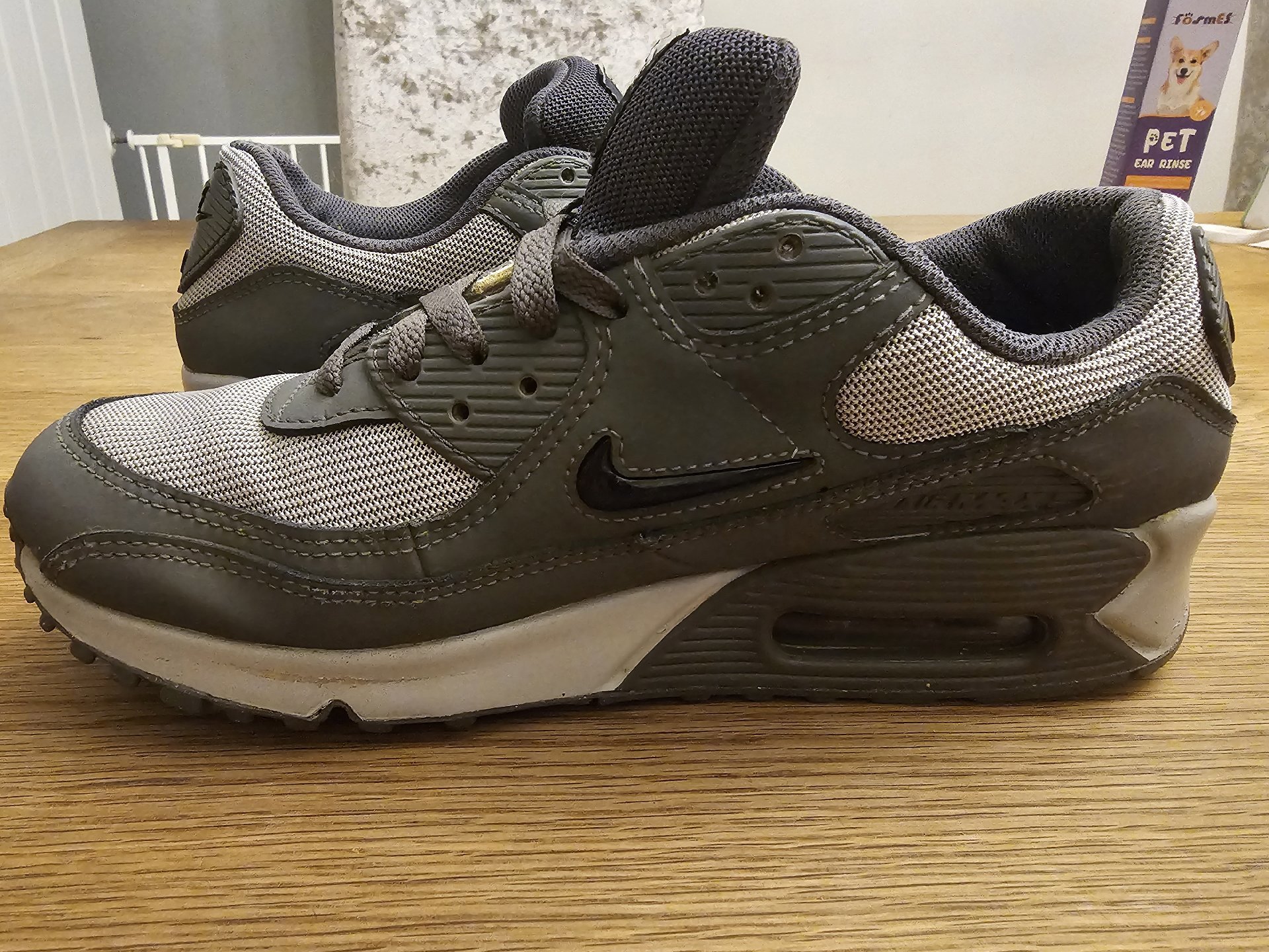 Nike Air Max 90 Jewel Wolf Grey UK 7, Nike, 7, Good condition — preloved on SilentSale®