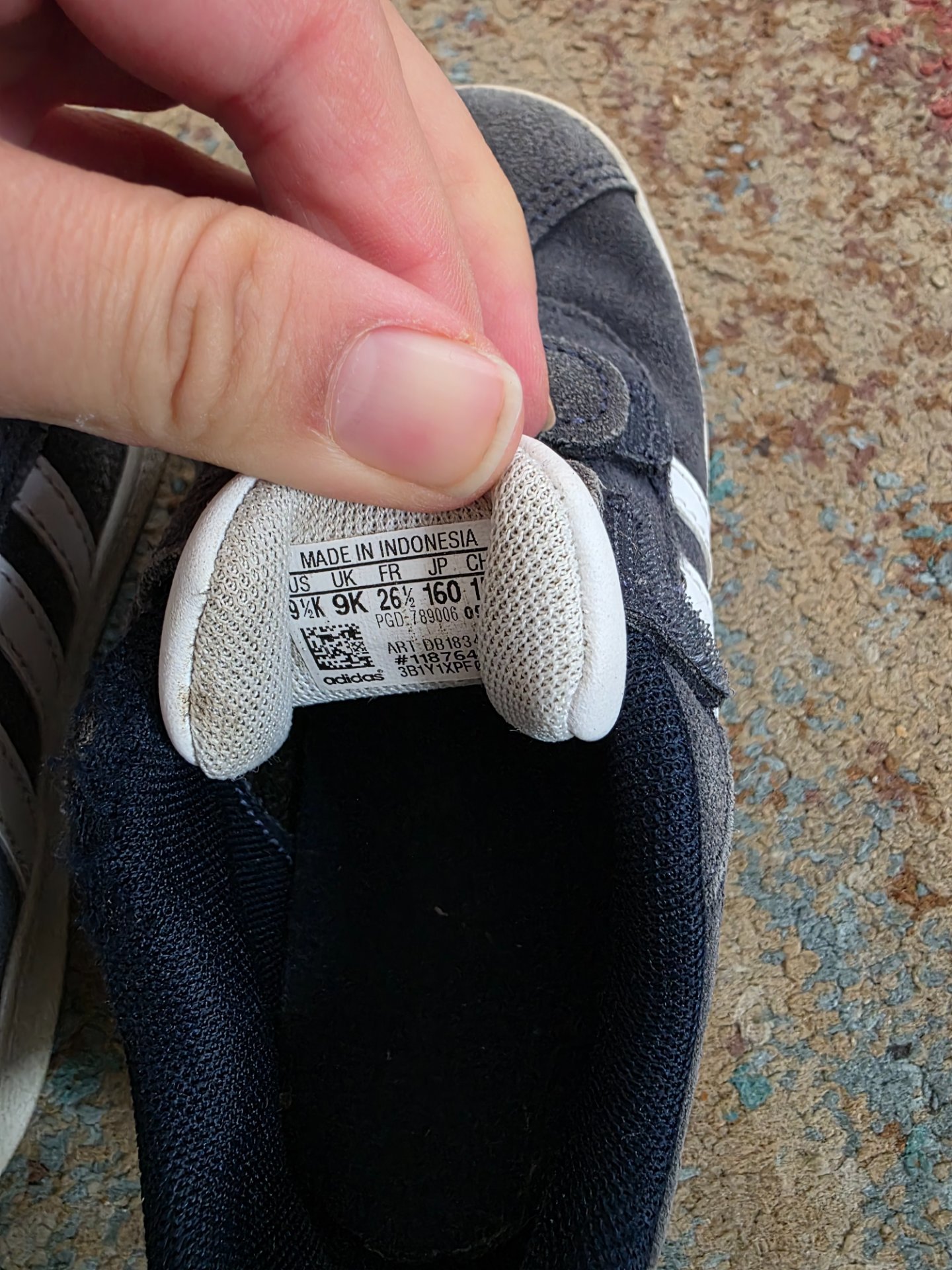 Adidas Kids Grey Suede Trainers Velcro Straps – UK 9K, Adidas, 9, Fair condition — preloved on SilentSale®
