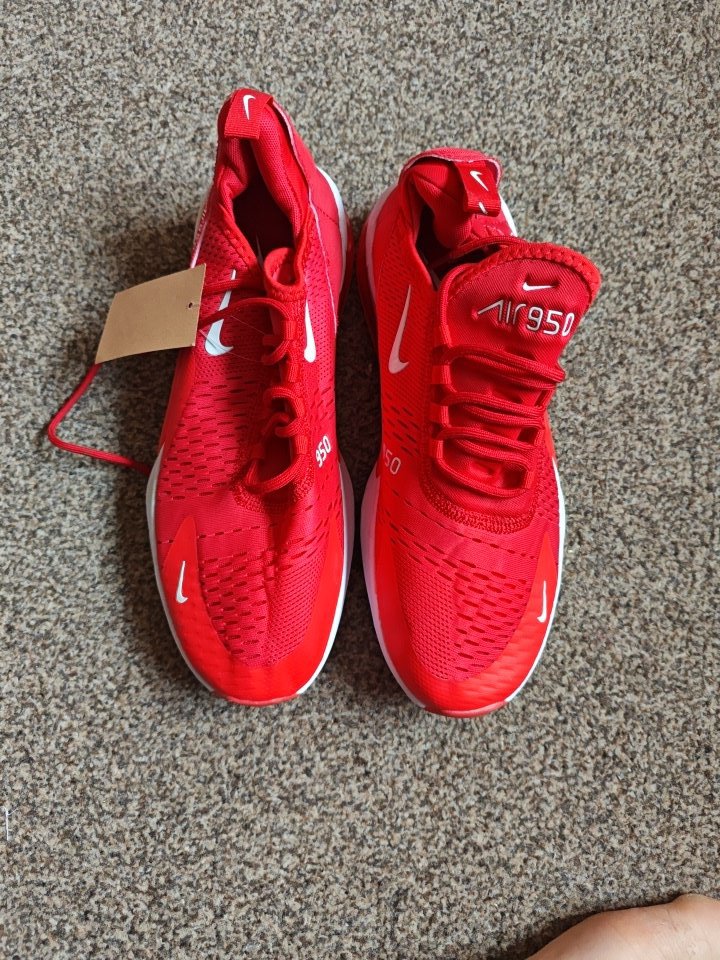 Nike Air Max 950 Red Trainers, Nike, 9.5, New condition — preloved on SilentSale®