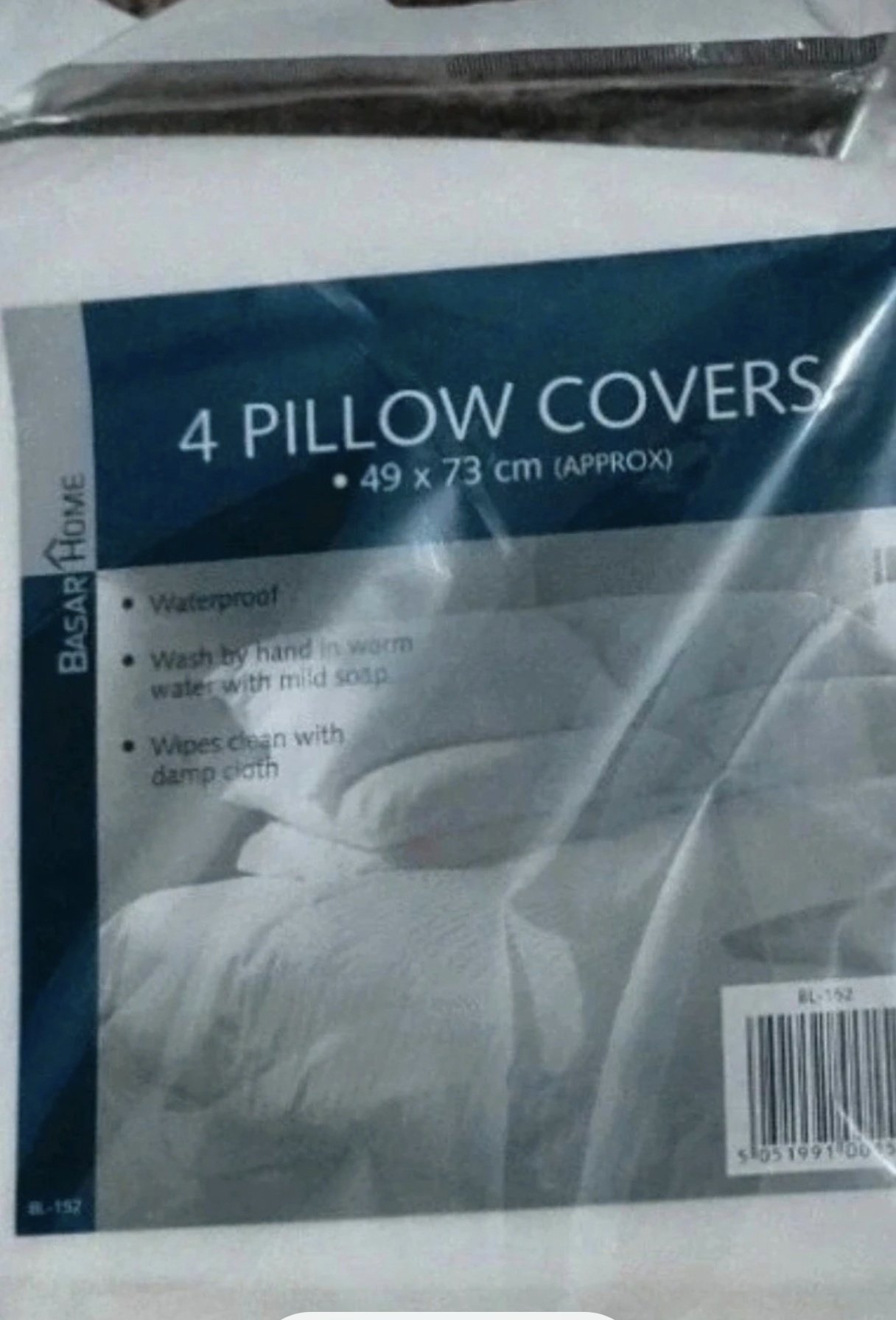 Basar Home White Waterproof Pillow Covers 49 x 73 cm - Pack of 4, Basar Home, 49 x 73 cm, New condition — preloved on SilentSale®