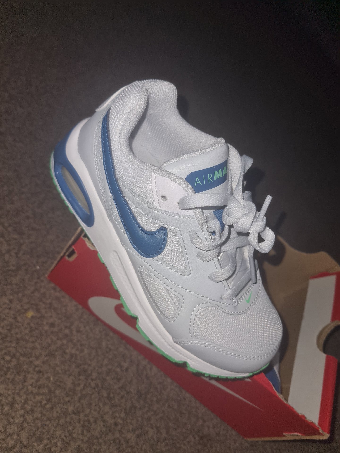 Nike Air Max Ivo Pure Platinum Blue Trainers – UK 11.5 C, Nike, UK 11.5 C, Excellent condition — preloved on SilentSale®