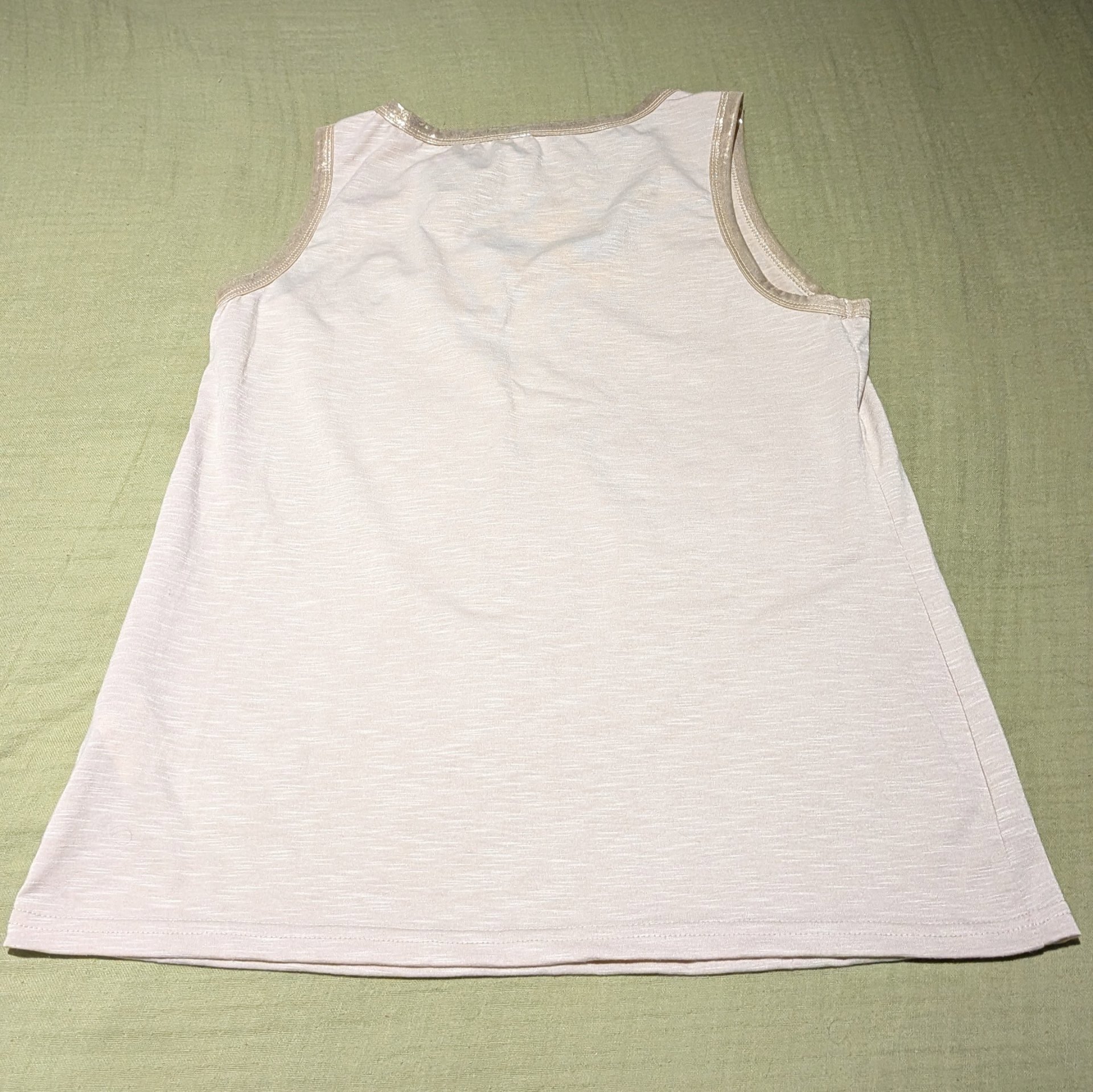Size UK 10 EUR 38 SHEIN Medium Length Sleeveless Shimmer Trim Top, George, 12, Excellent condition — preloved on SilentSale®
