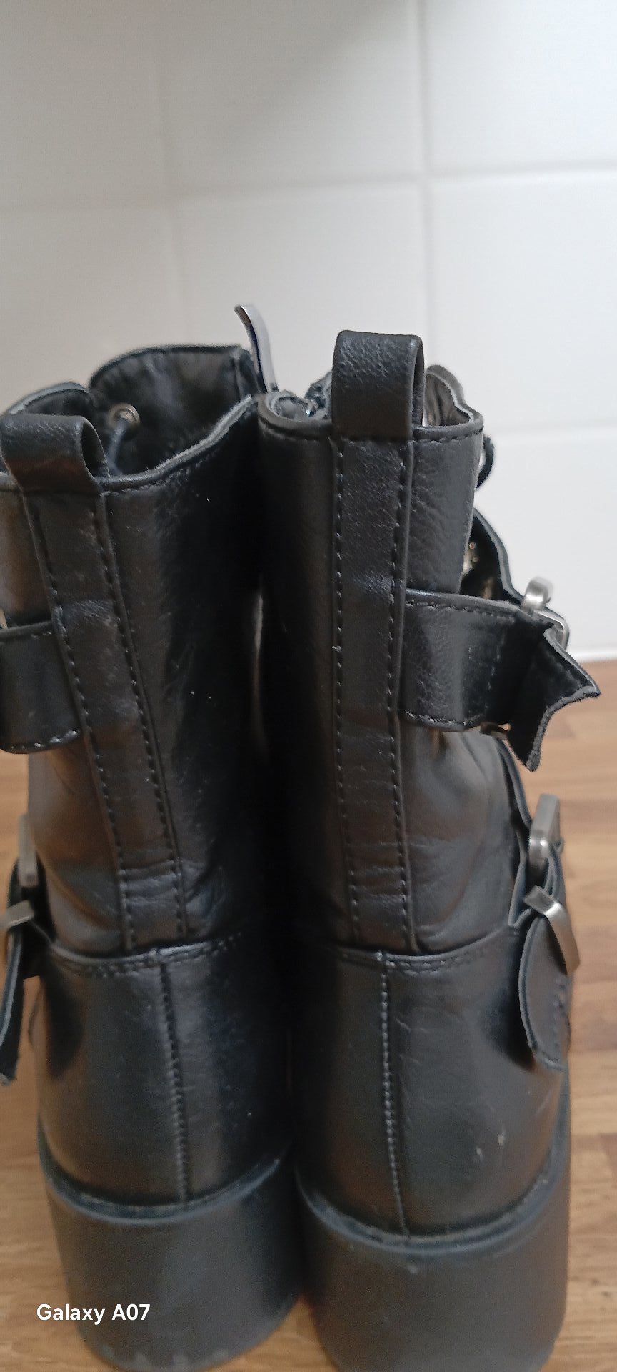 House Black Lace-Up Ankle Boots with Buckle – UK 6 / EU 39, House, 6, Good condition — preloved on SilentSale®