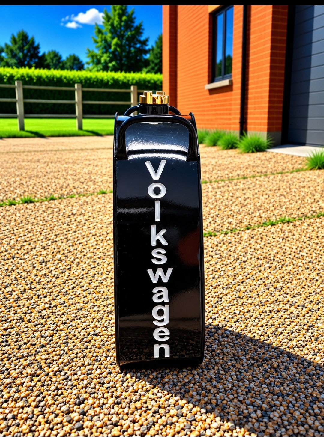 VW Spilt Screen Metal Black/White Petrol Can , Volkswagen, Medium, New condition — preloved on SilentSale®
