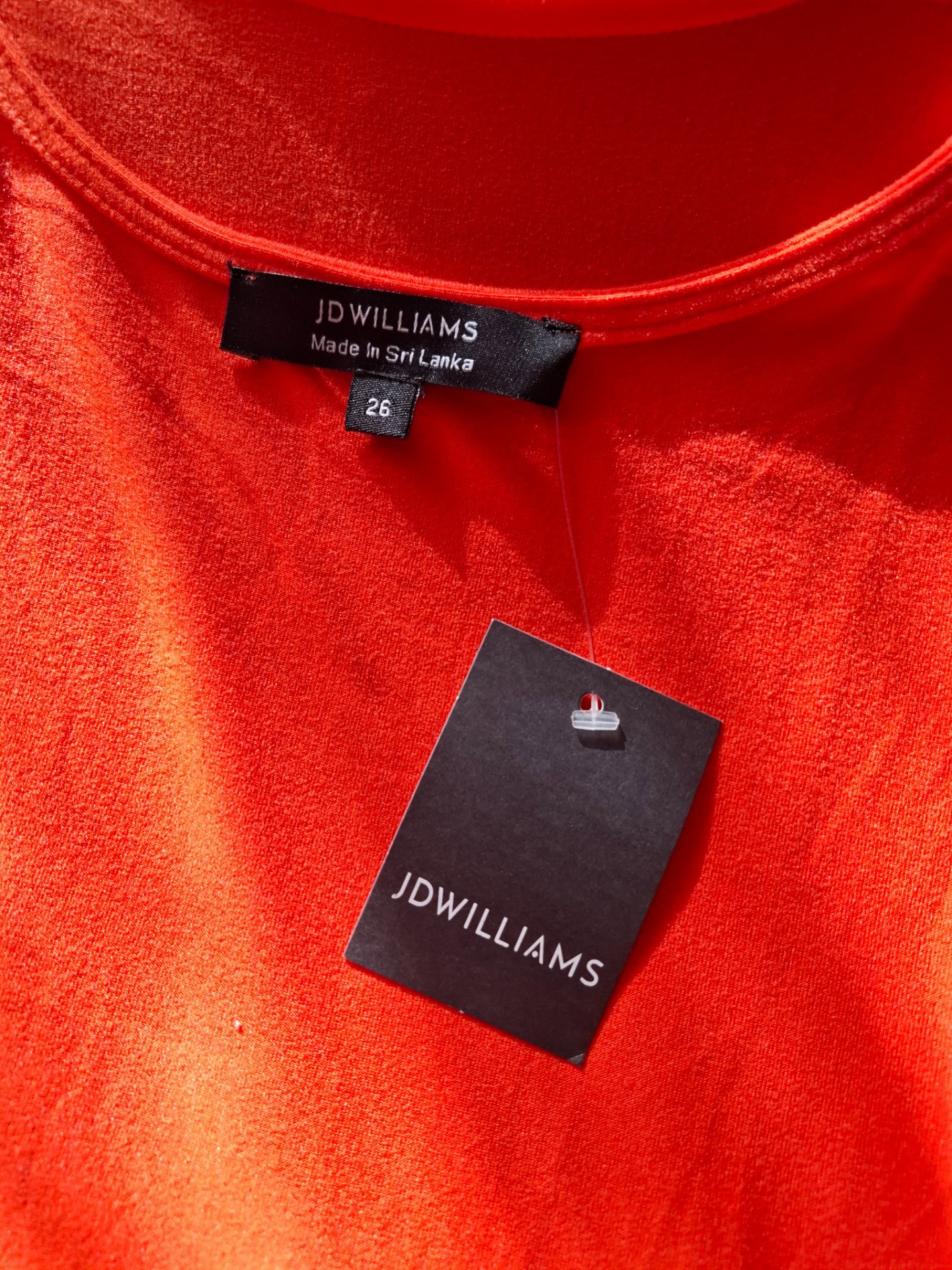 JD Williams Coral Sleeveless Midi Dress – Size 26, JD Williams, 26, Excellent condition — preloved on SilentSale®