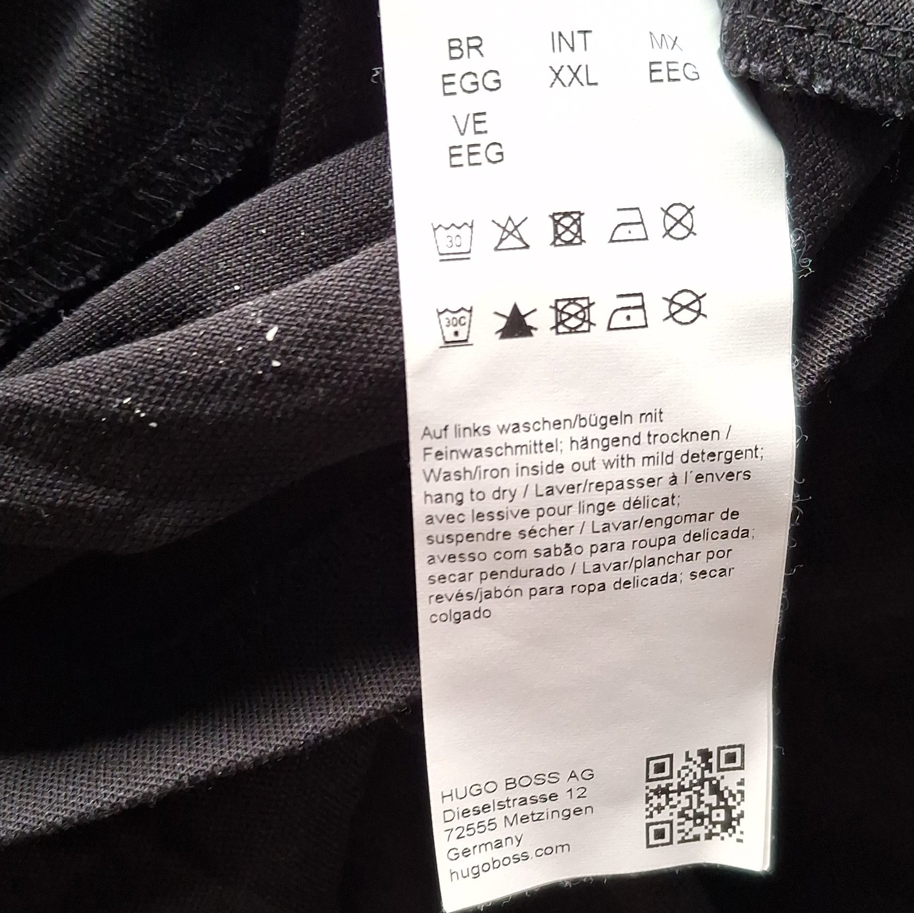 Hugo Boss Black Polo Shirt – XXL, Hugo Boss, XXL, Excellent condition — preloved on SilentSale®