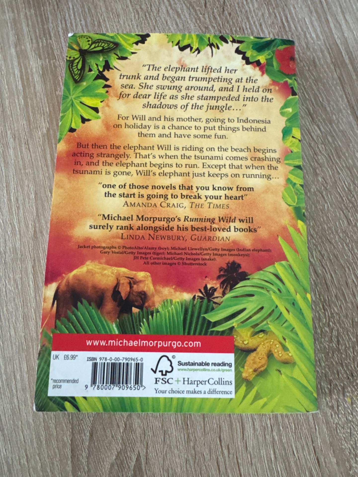 Running Wild — Michael Morpurgo, Harper Collins Promotion, One Size, Excellent condition — preloved on SilentSale®