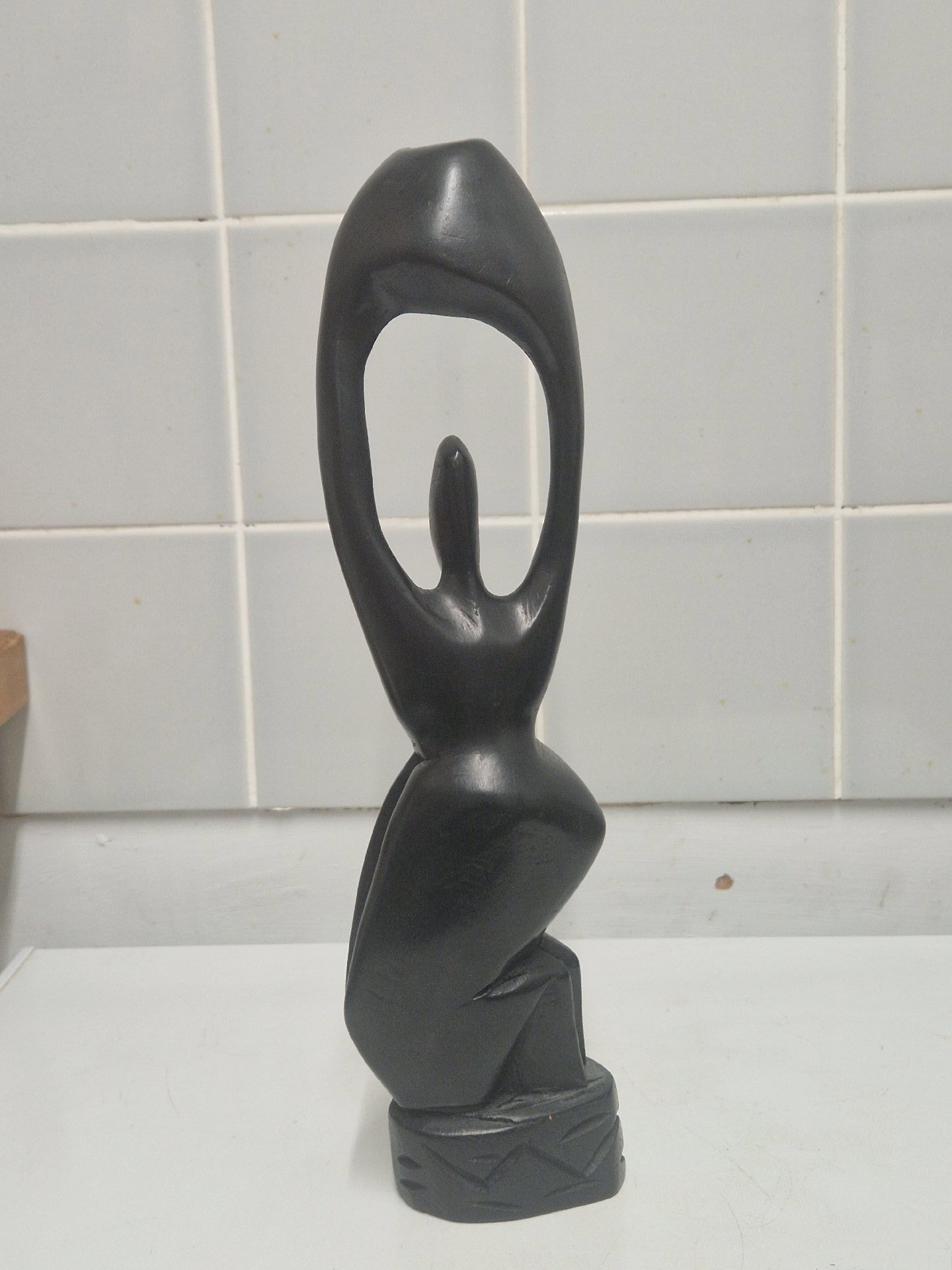 Carved Wooden Abstract Sculpture, Unbranded, One Size, Good condition — preloved on SilentSale®