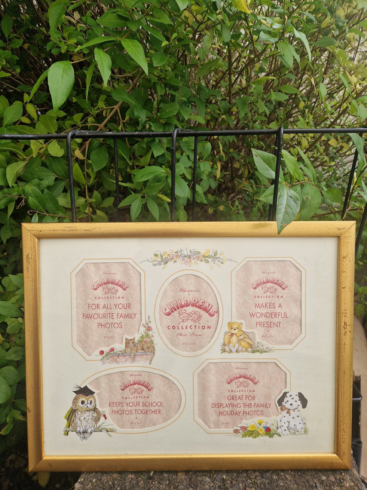 Framed cross-stitch sampler titled 'English Country Crafts Collection' by Glorafilia, Unbranded, One Size, Excellent condition — preloved on SilentSale®