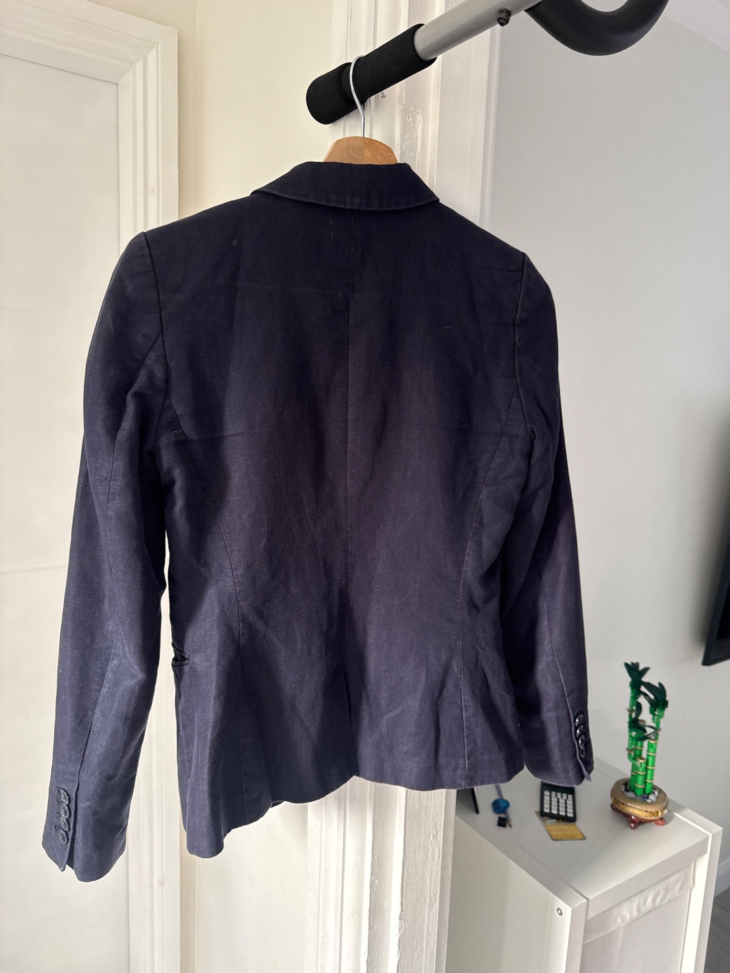 Navy Blazer Jacket – Size 38, H&M, EUR 36, Excellent condition — preloved on SilentSale®