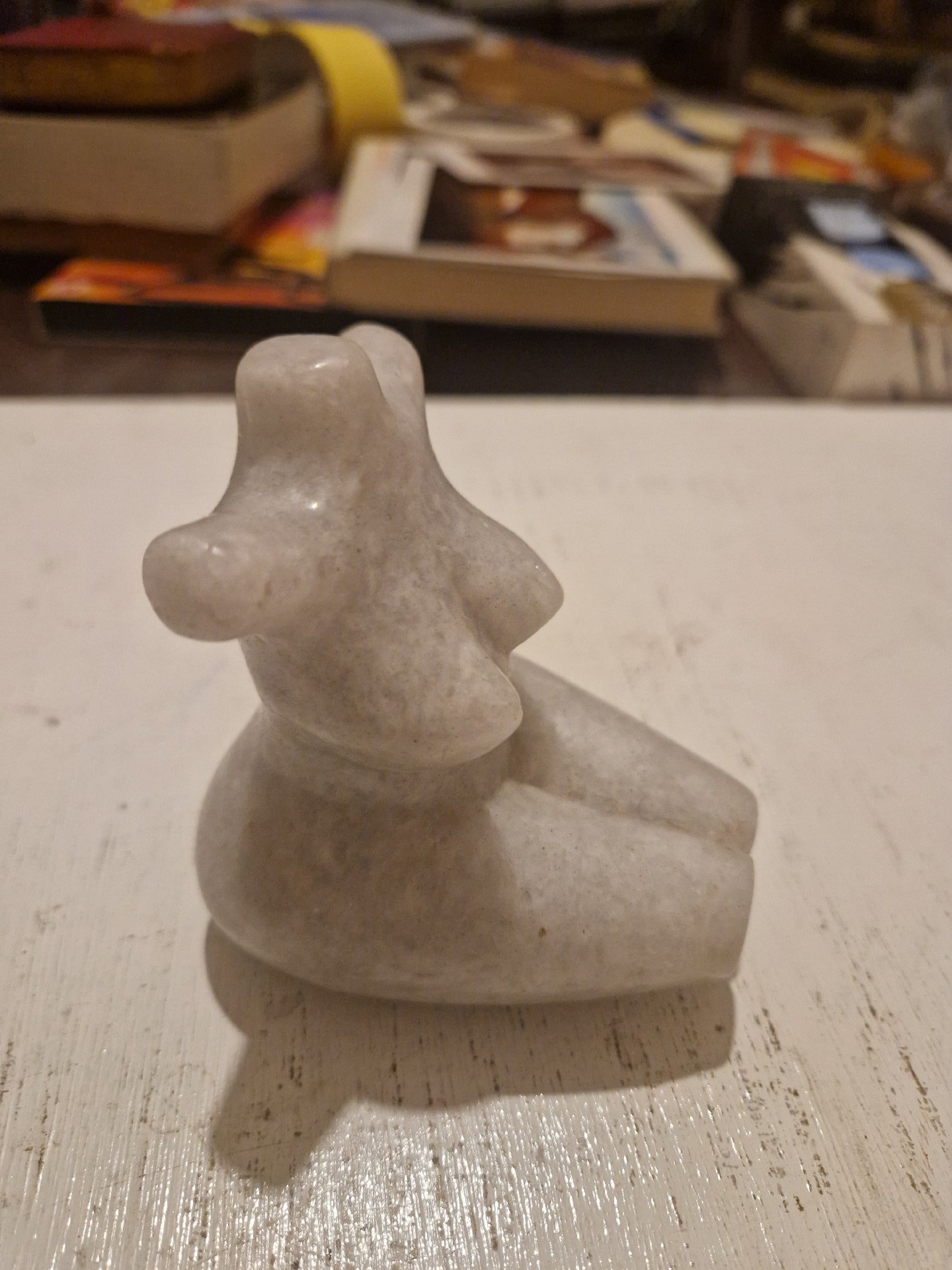 Alabaster sculpture depicting an abstract female torso, Unbranded, One Size, Excellent condition — preloved on SilentSale®