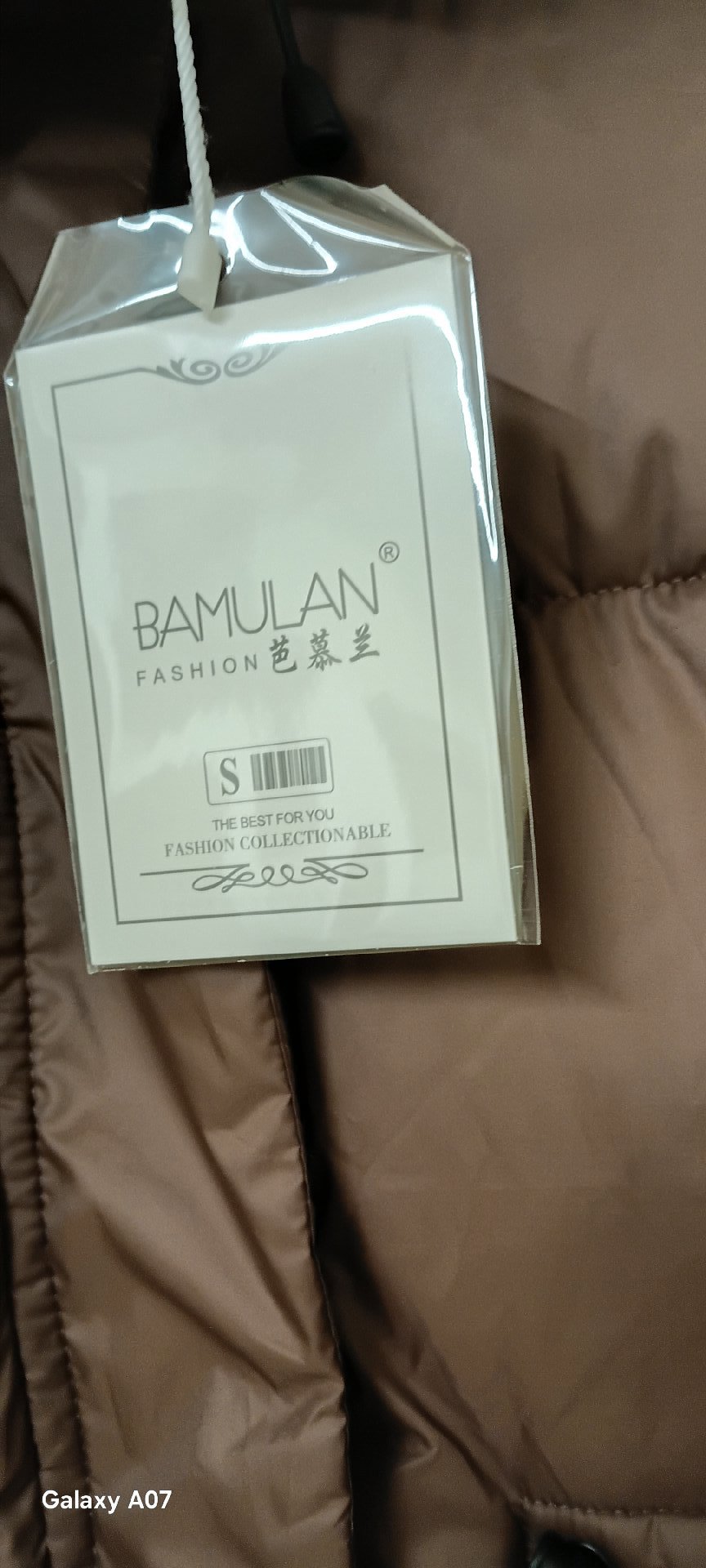 Bamulan Brown Puffer Coat with Hood – Size S, Bamulan, S, New condition — preloved on SilentSale®