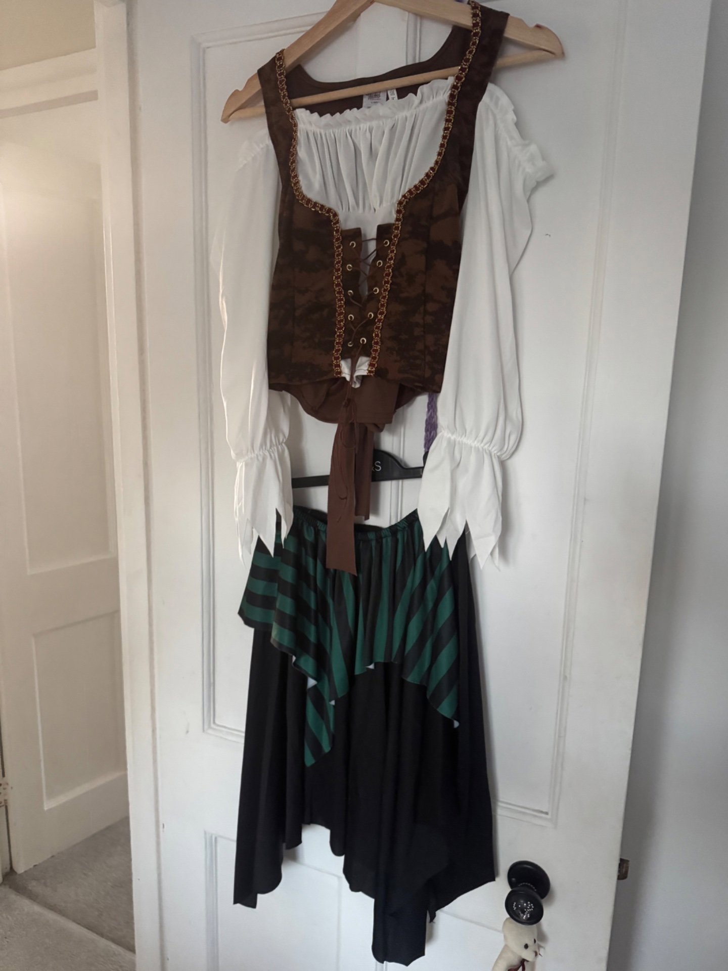 Pirate Costume Dress with Corset and Headband, Wicked Costumes, XS, Excellent condition — preloved on SilentSale®