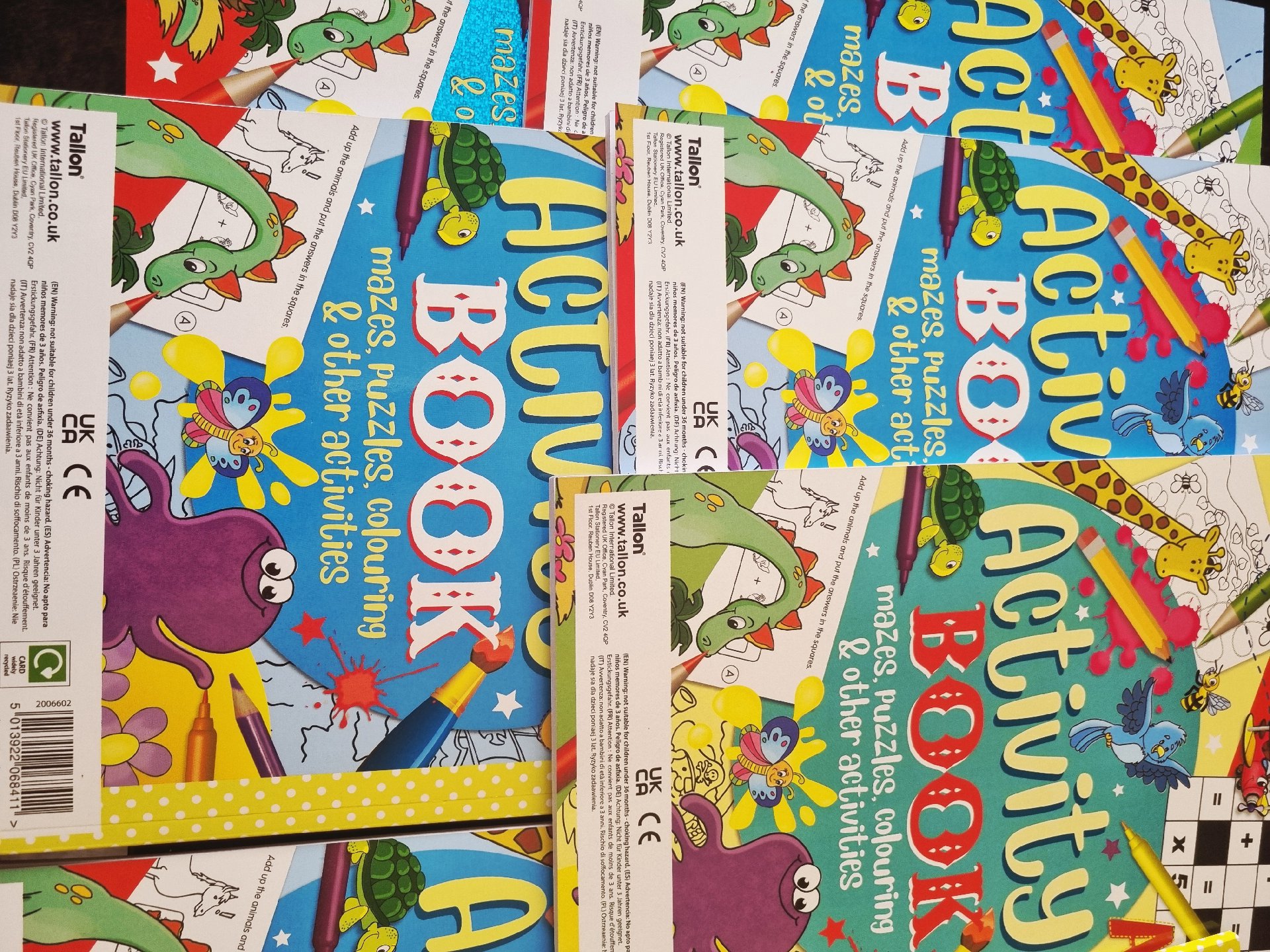 Activity books for kids, Tallon, Small, New condition — preloved on SilentSale®
