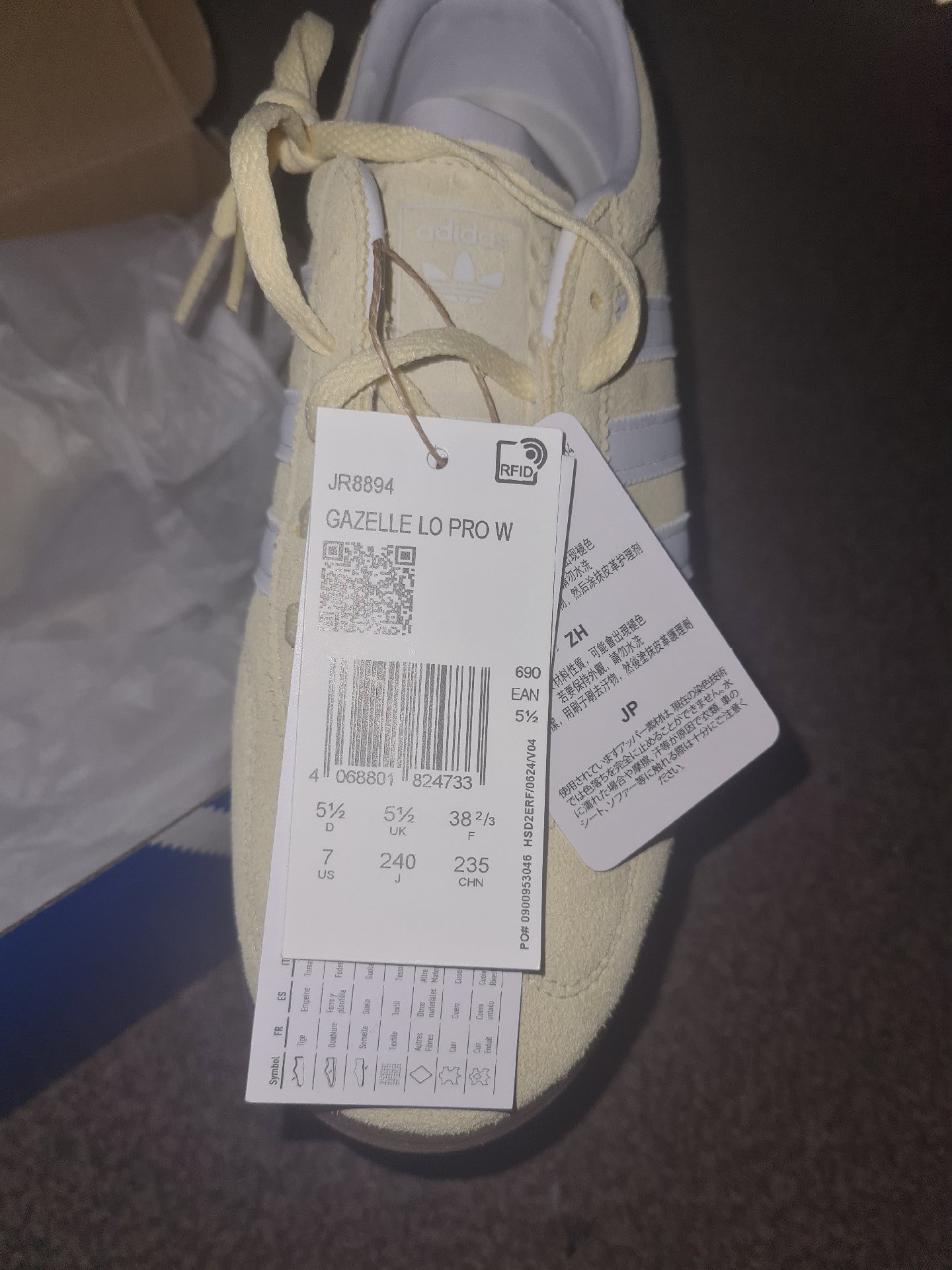 Adidas GAZELLE LO PRO , Adidas, 5.5, New condition — preloved on SilentSale®