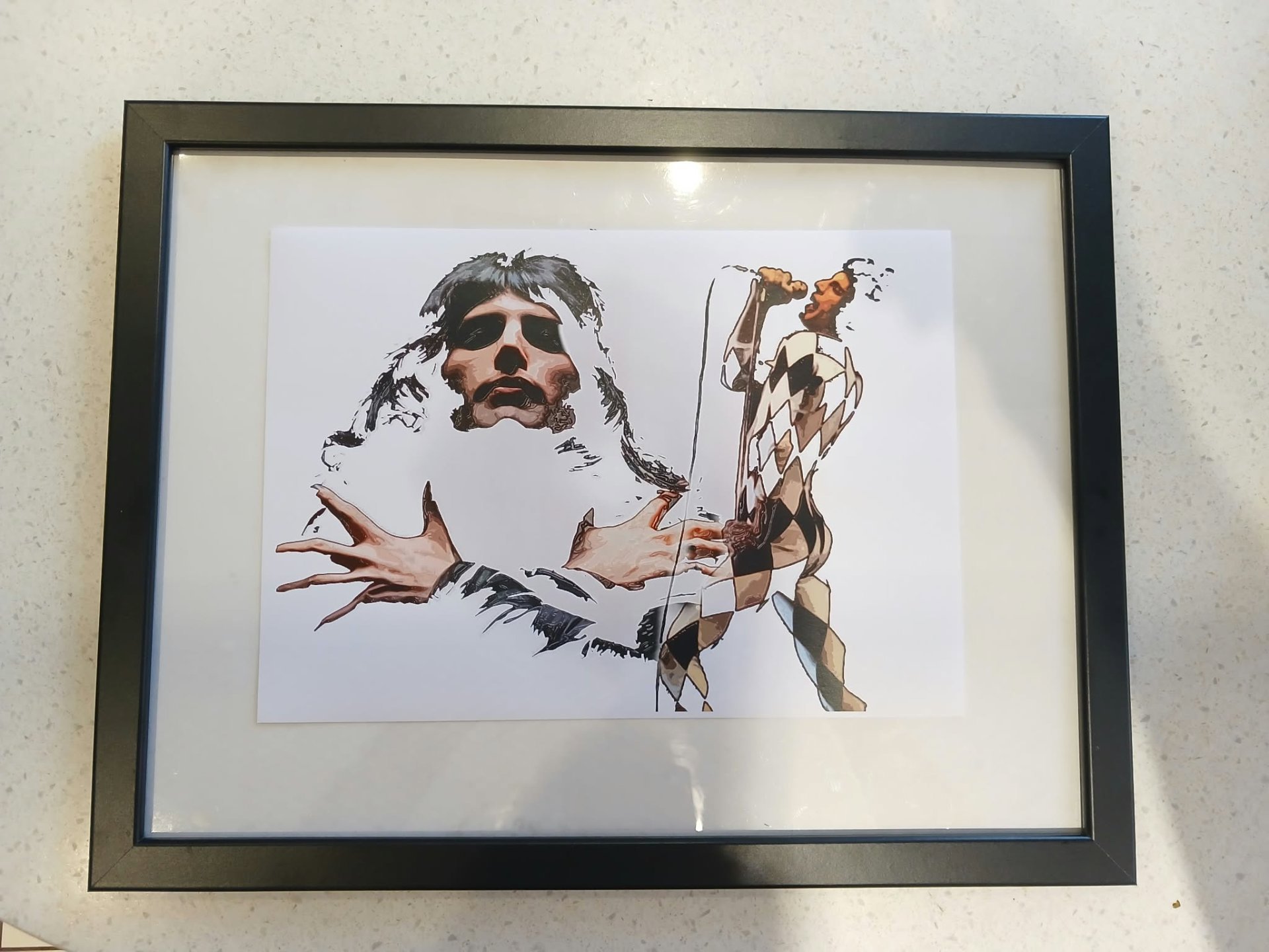 Queen Band Freddie Mercury Art Prints  4 A4 SET Artwork, Mercury, One Size, New condition — preloved on SilentSale®