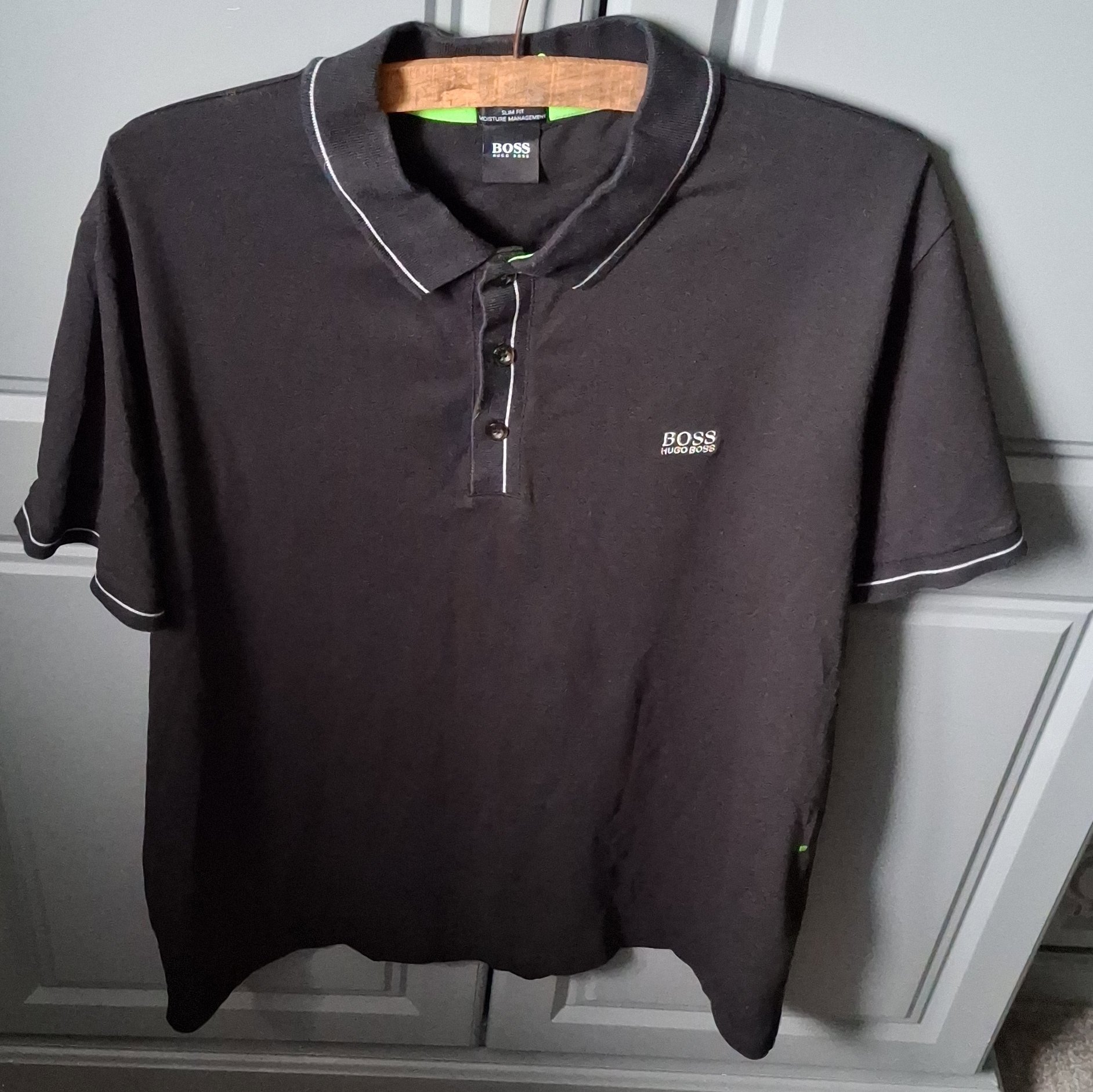 Hugo Boss Black Polo Shirt – XXL, Hugo Boss, XXL, Excellent condition — preloved on SilentSale®