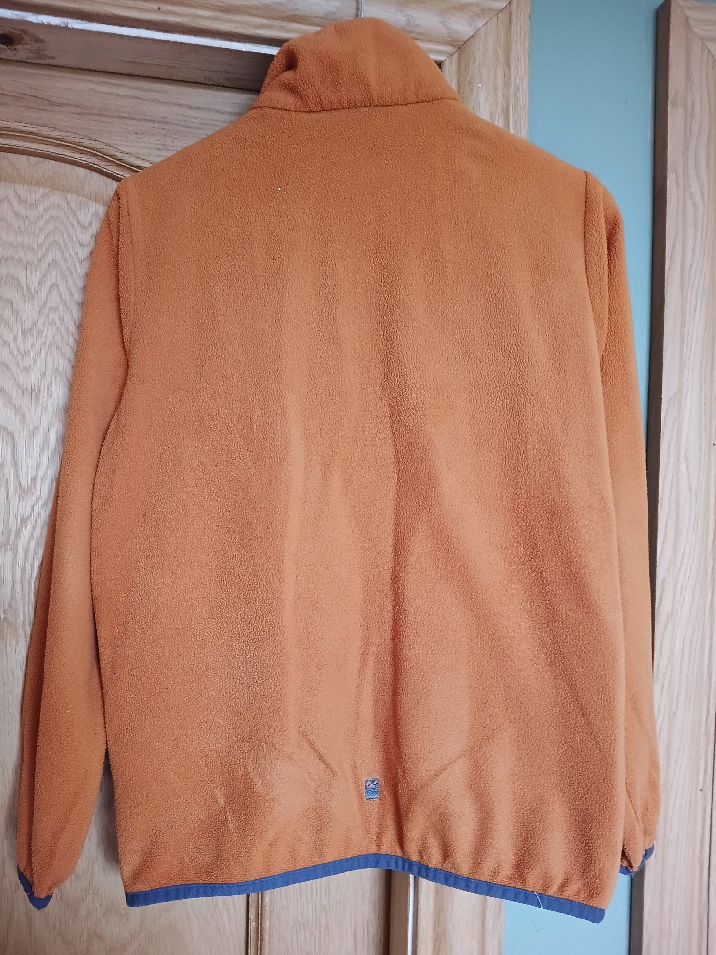 Regatta Orange Fleece Jacket with Navy Chest Pocket, Regatta, 11-12 years, Excellent condition — preloved on SilentSale®