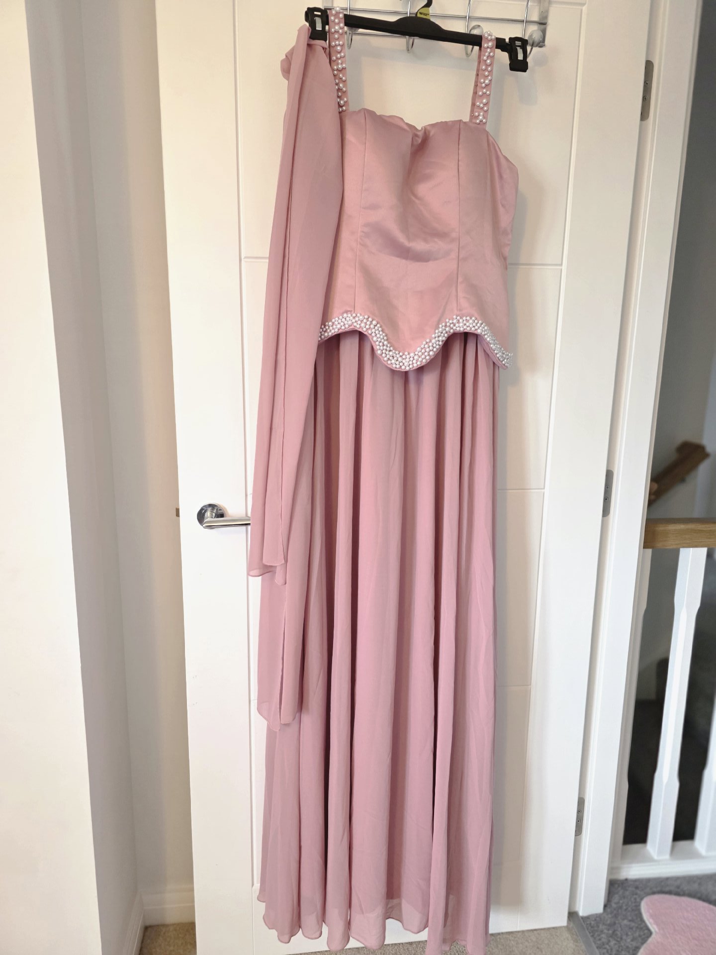 Faeriesty Elegant Women's Light Rose Formal Dress, faeriesty, M, New condition — preloved on SilentSale®