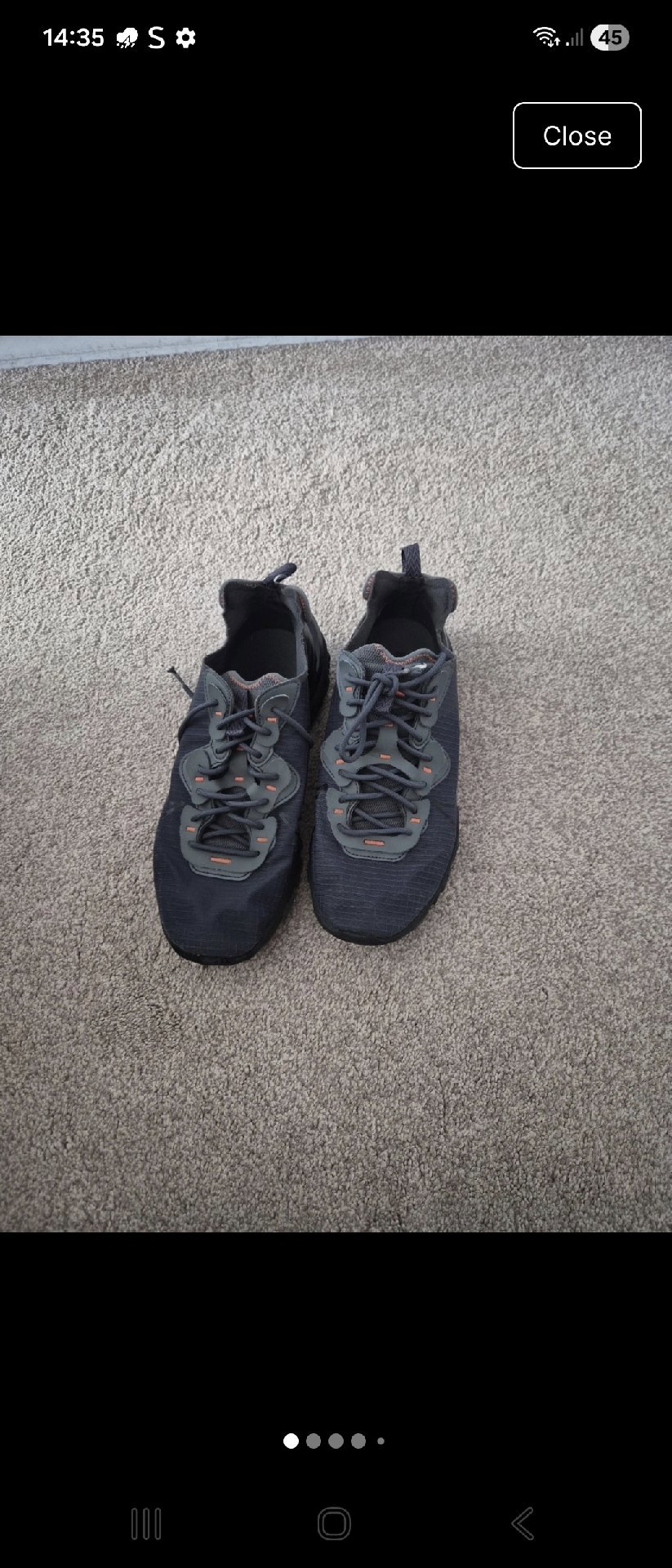 Salomon Black Trail Running Shoes, Nike, 9, Excellent condition — preloved on SilentSale®