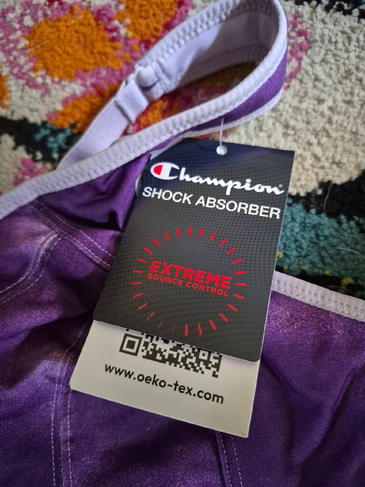 Champion Purple Shock Absorber Sports Bra – 36B, Champion, 36B, New condition — preloved on SilentSale®