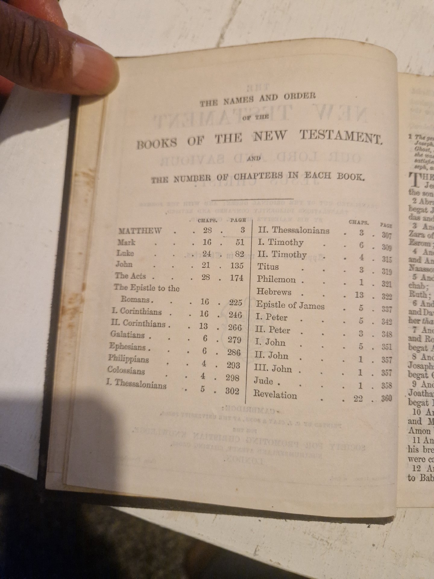Printed book titled 'The New Testament of Our Lord and Saviour Jesus Christ' published by Cambridge University Press, Cambridge University Press, One Size, Excellent condition — preloved on SilentSale®