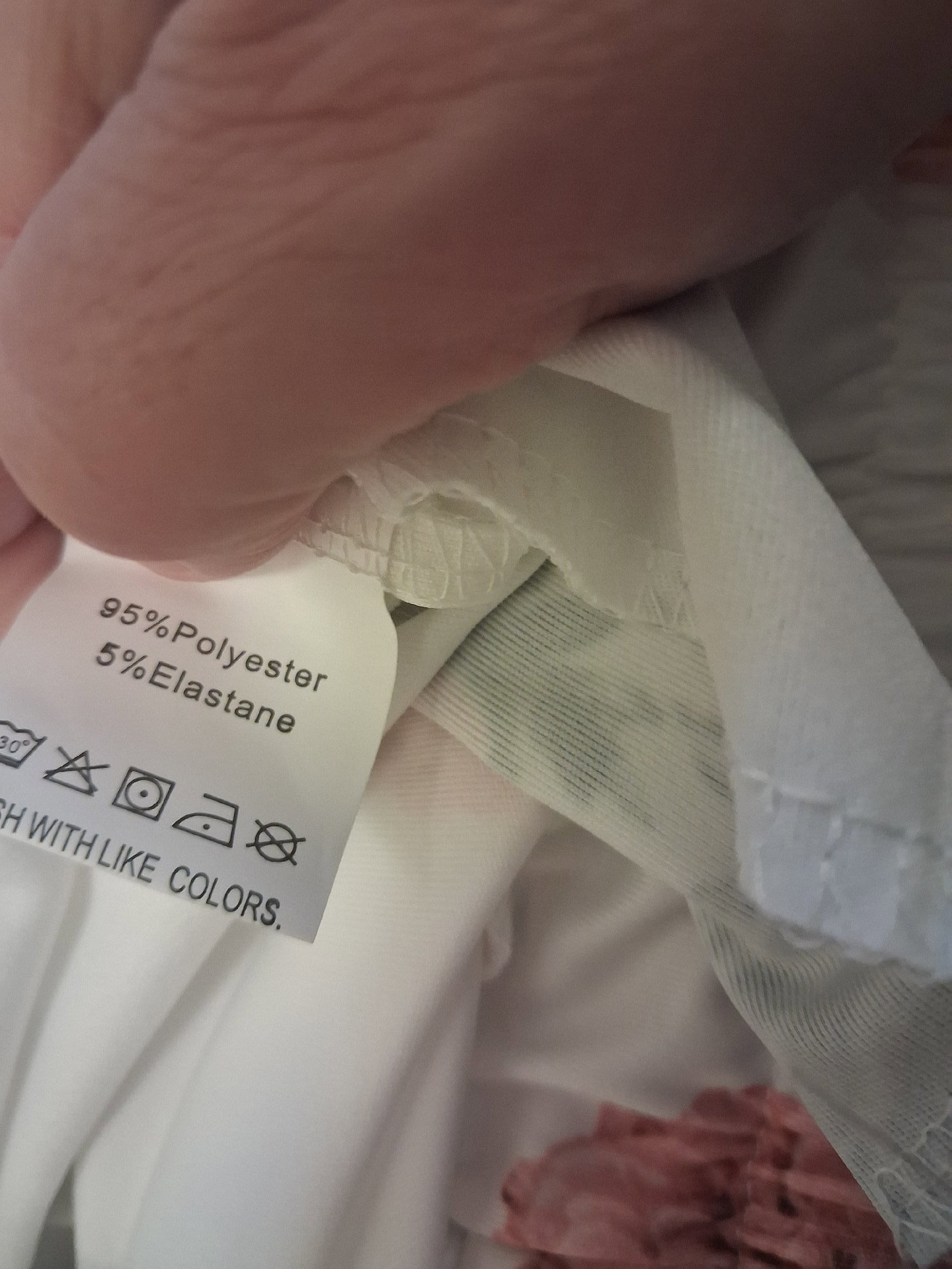 White Floral Print Trousers – Size 22, Unbranded, 22, Excellent condition — preloved on SilentSale®