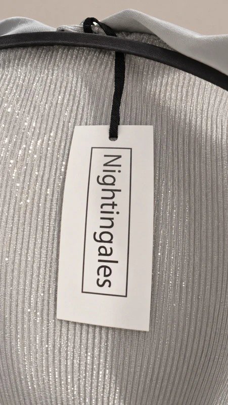 Nightingales Silver Sparkle Kimono Style Cardigan, Nightingales, 16, New condition — preloved on SilentSale®