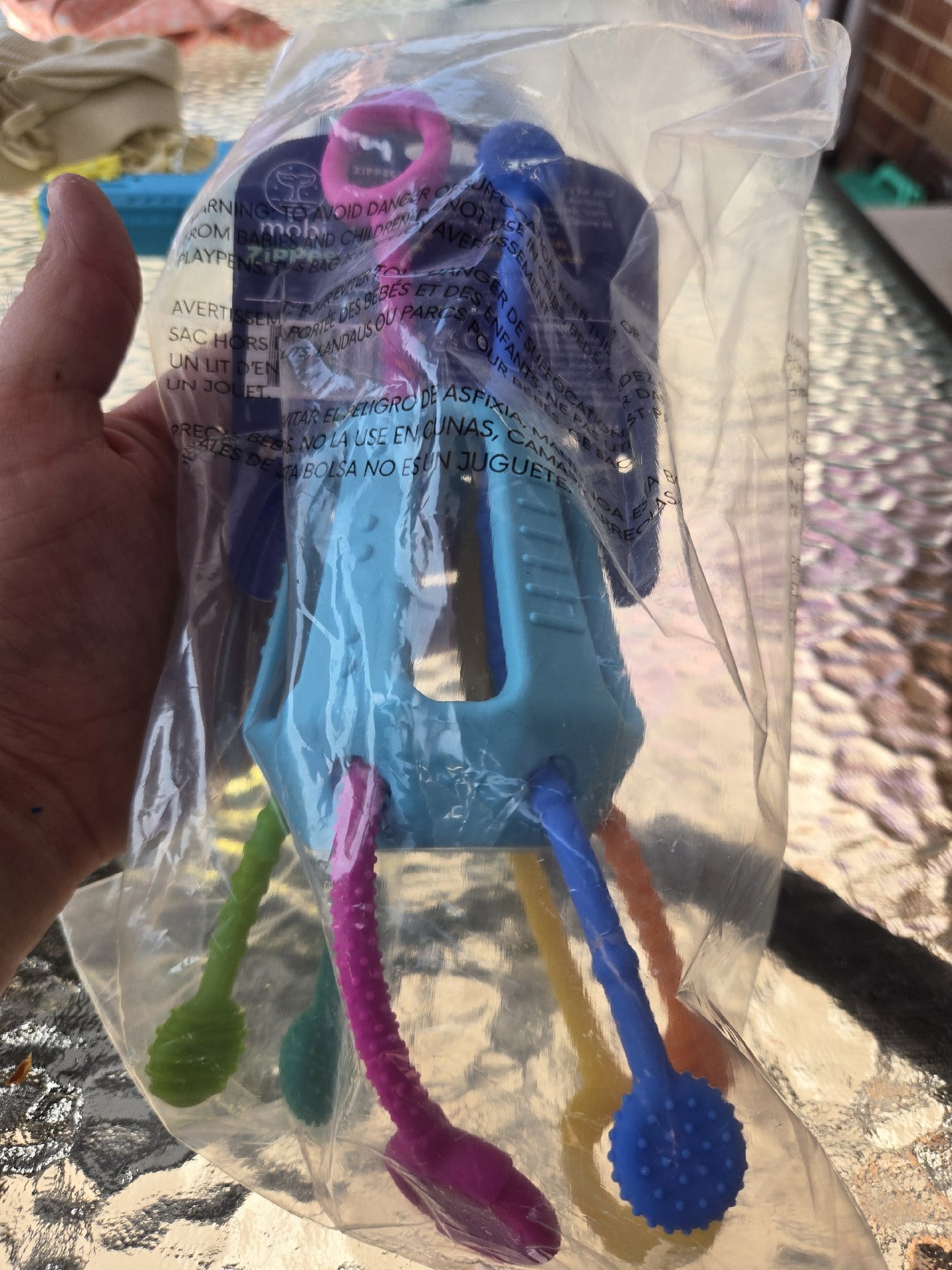 Mobi Zippee Sensory Teether Toy, Mobi, One Size, New condition — preloved on SilentSale®