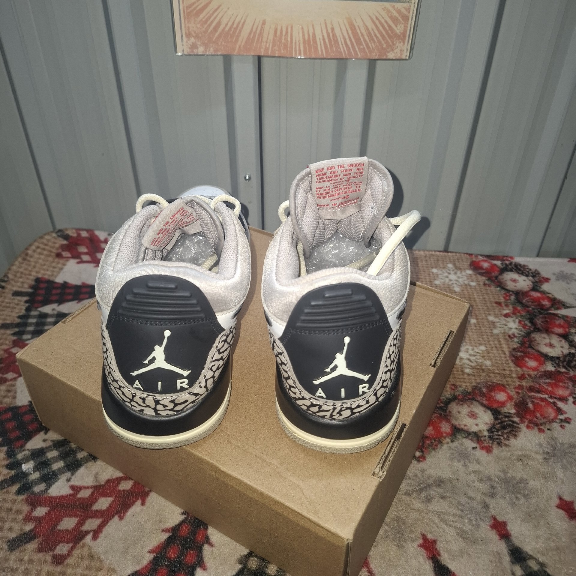Air Jordan 3 Retro White Grey Black Trainers – UK 5, Nike, 5Y, Excellent condition — preloved on SilentSale®