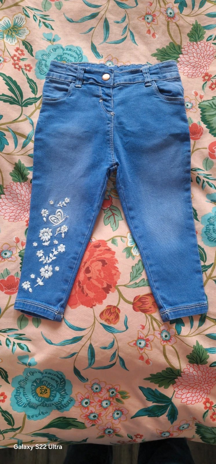 Girls jeans, Nutmeg, 12-18 months / 80 cm, Excellent condition — preloved on SilentSale®